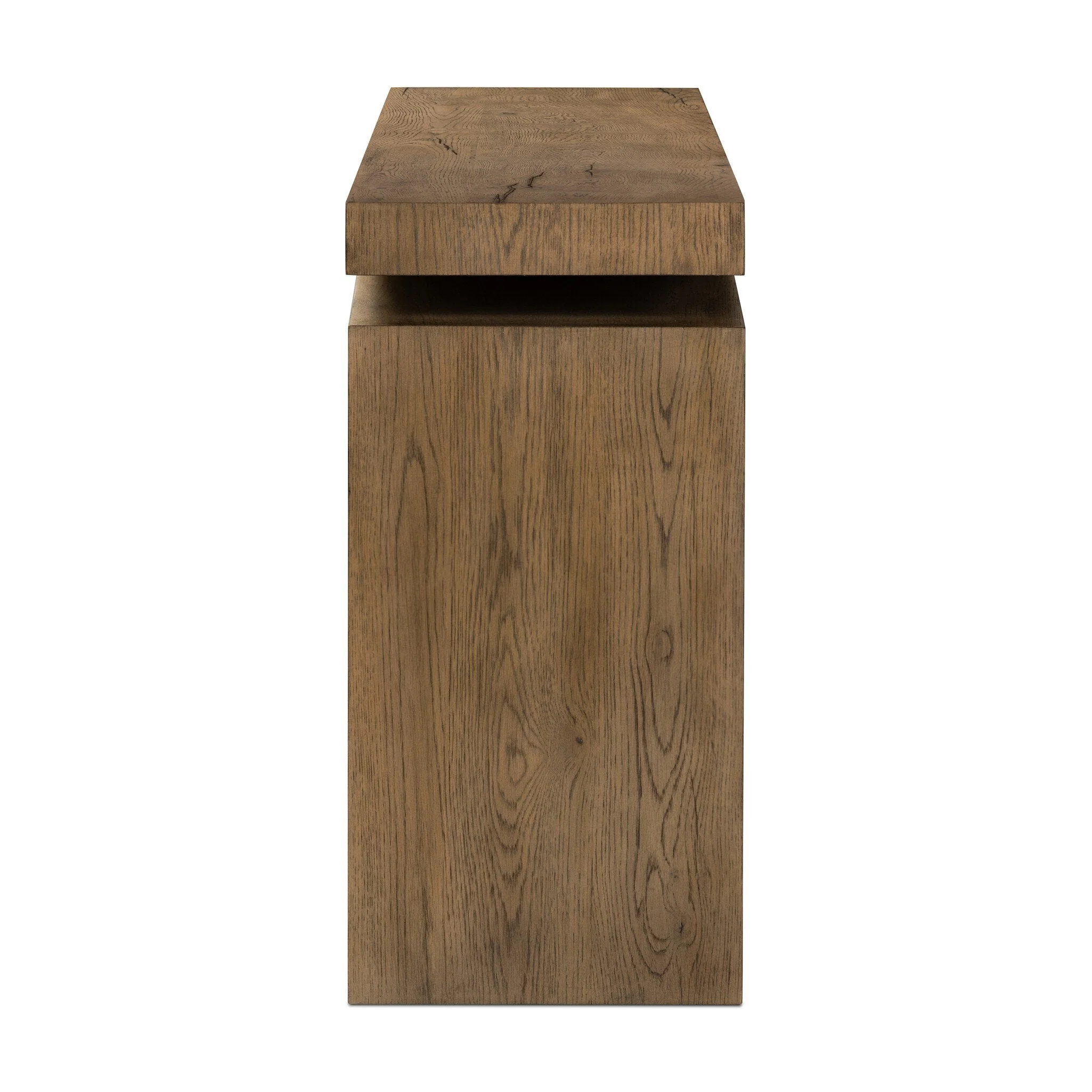 Matthes Console Table - 79" - Rustic Grey Veneer - Image 3