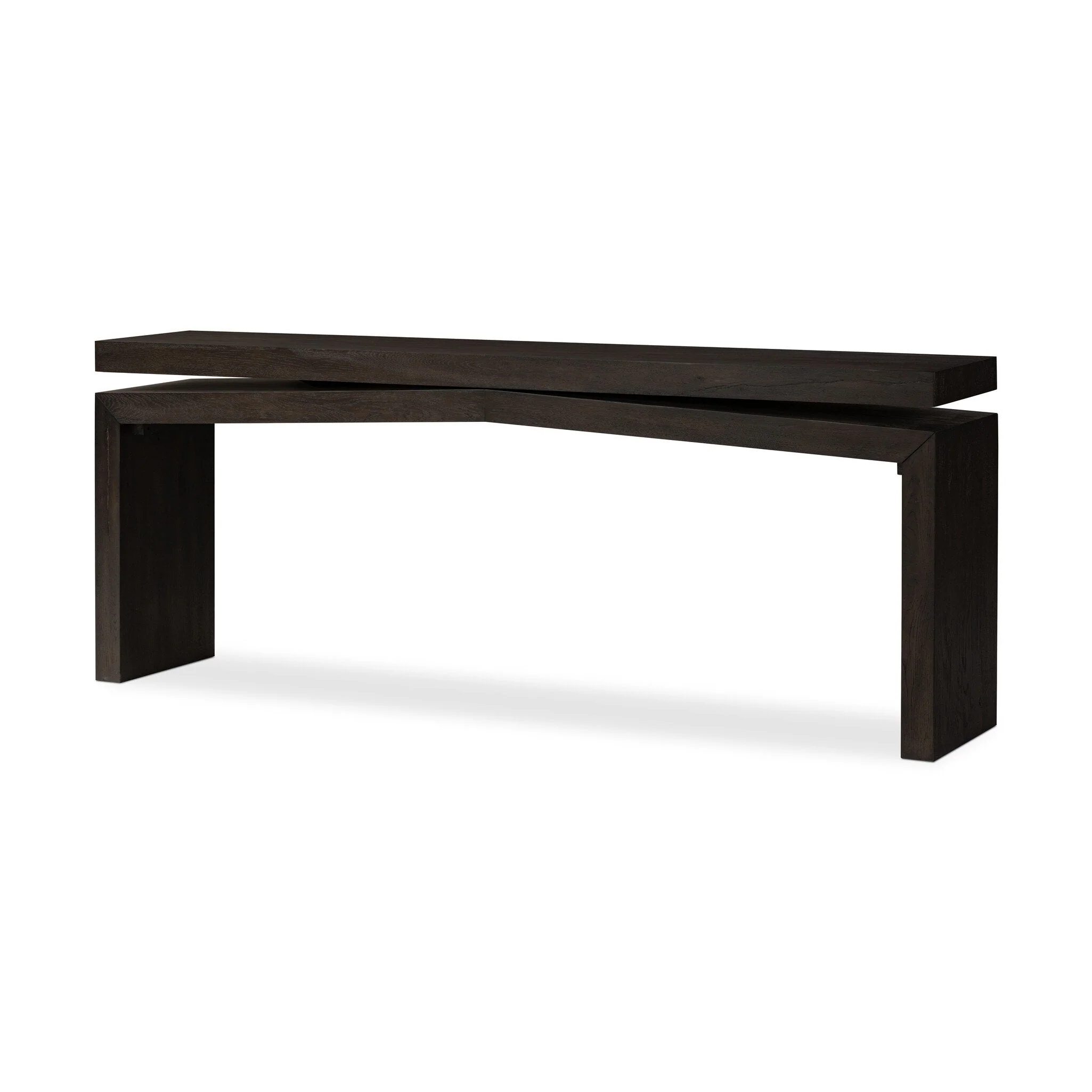 Matthes Console Table - 79" - Smoked Black Veneer - Image 2