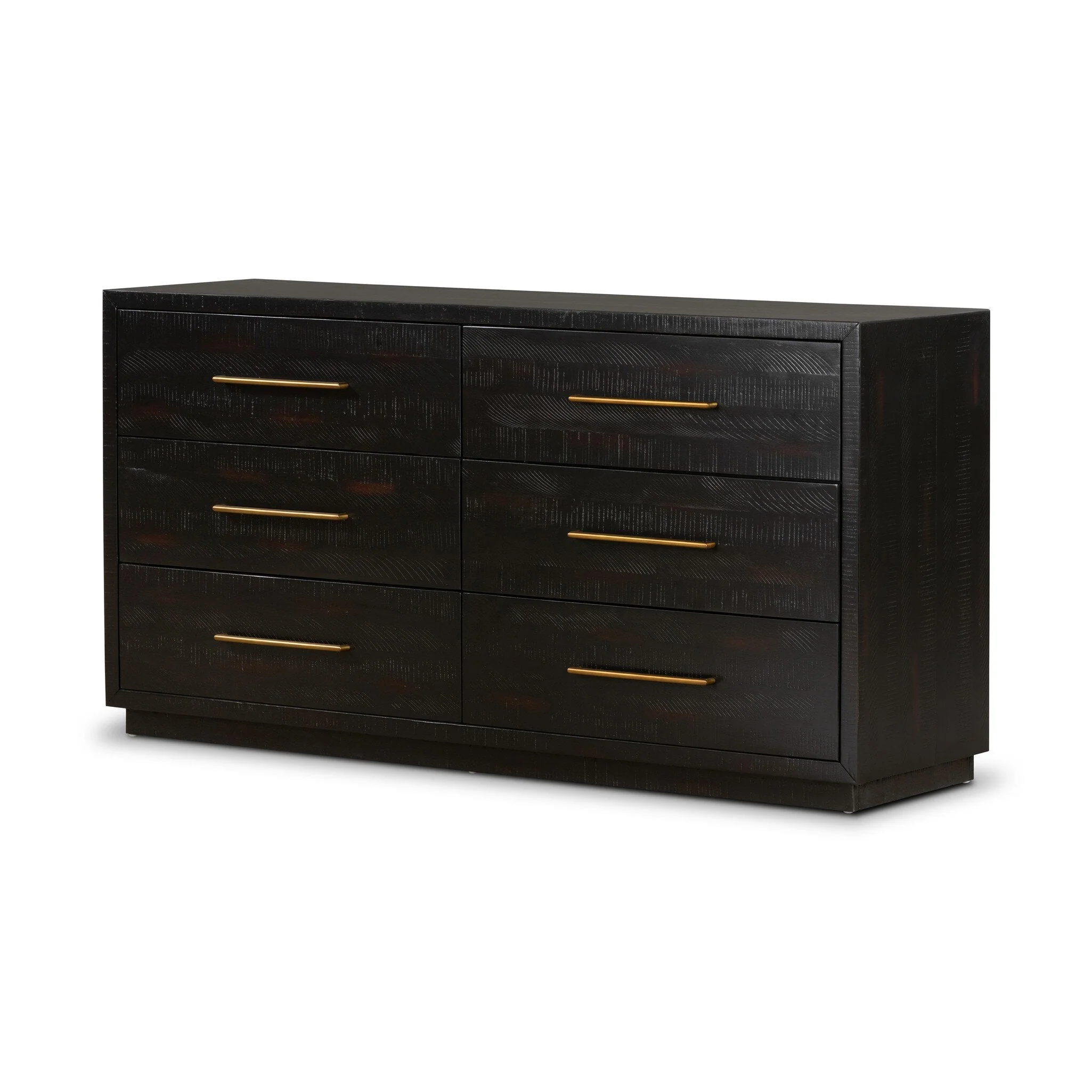Suki 6 Drawer Dresser - Burnished Black - Image 2