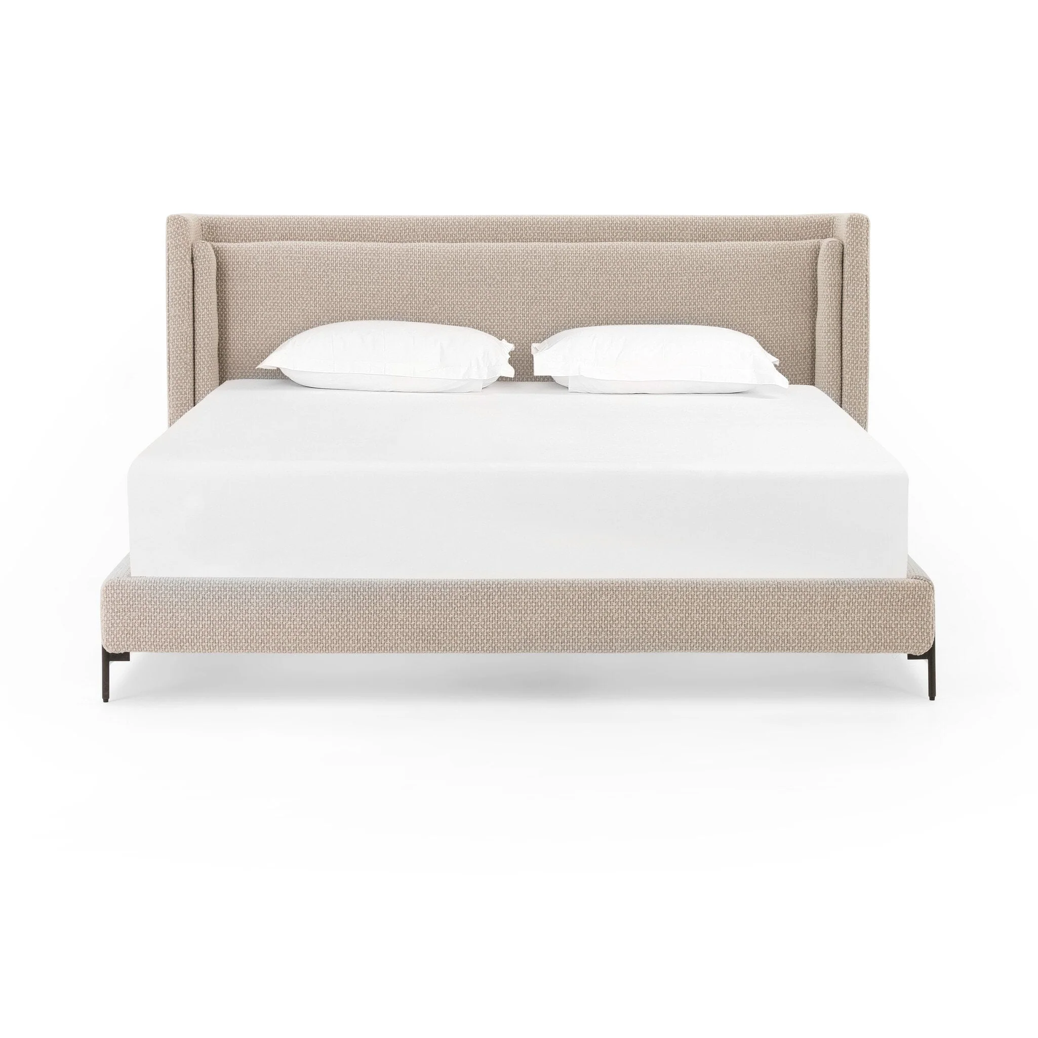 Dobson Bed - Perin Oatmeal | King - Image 1