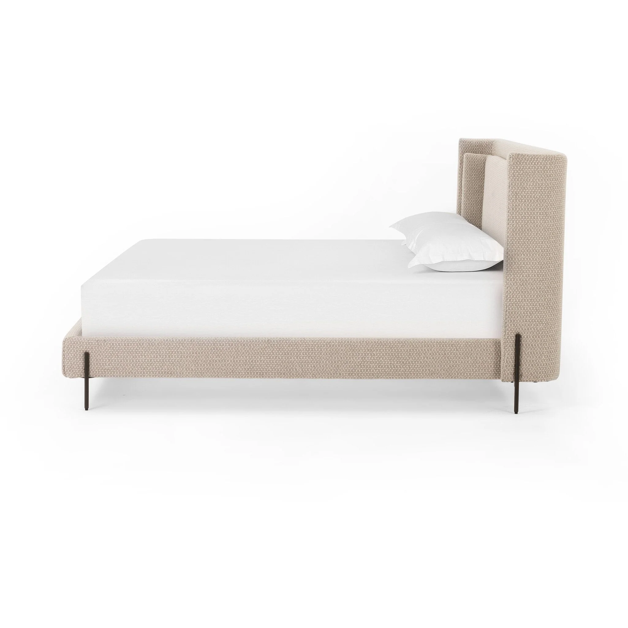 Dobson Bed - Perin Oatmeal | King - Image 3