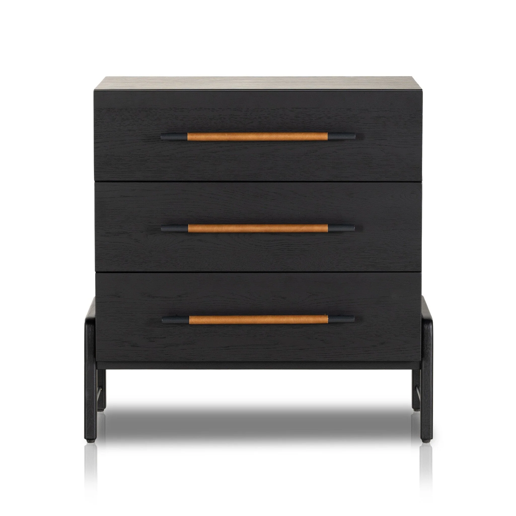 Rosedale 3 Drawer Dresser – Ebony Oak Veneer