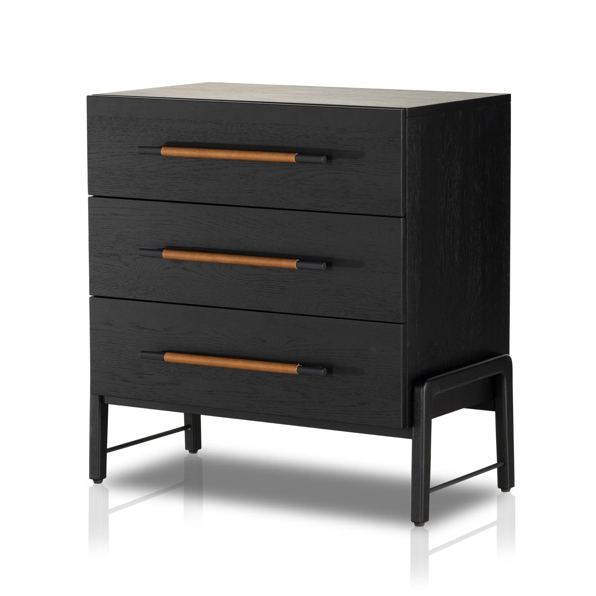 Rosedale 3 Drawer Dresser - Ebony Oak Veneer - Image 2