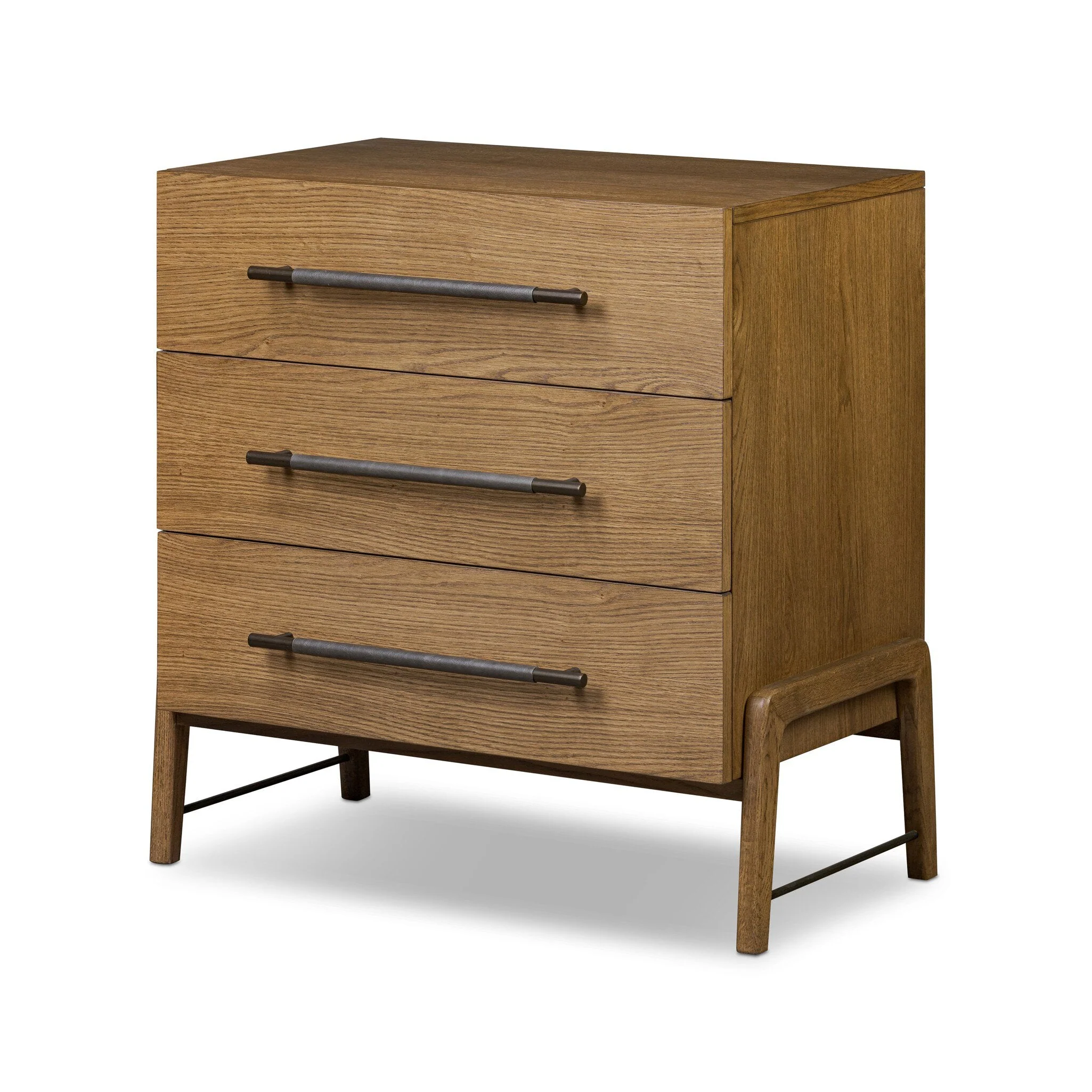 Rosedale 3 Drawer Dresser - Amber Oak Veneer - Image 2