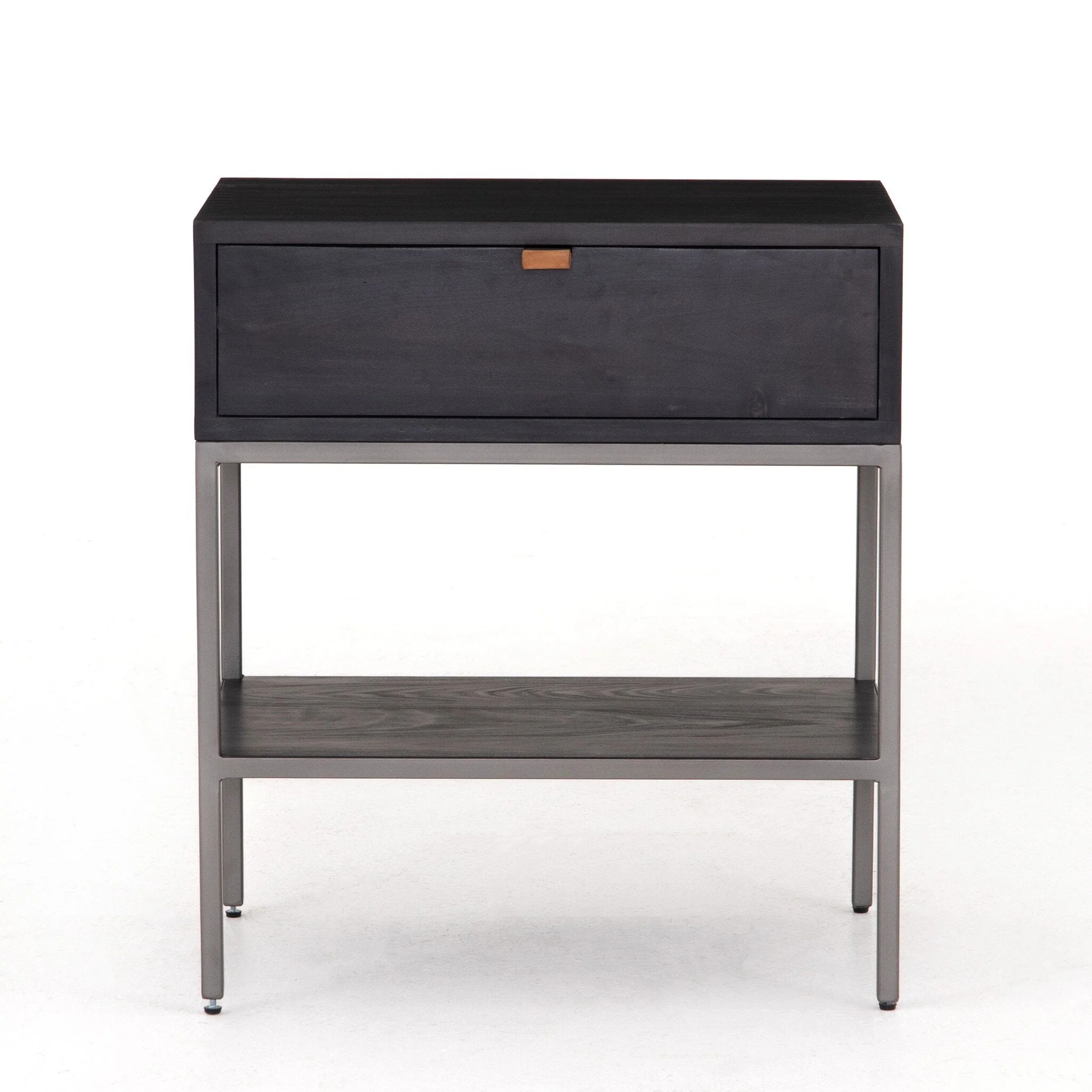 Trey Nightstand - Black Wash Poplar - Image 1