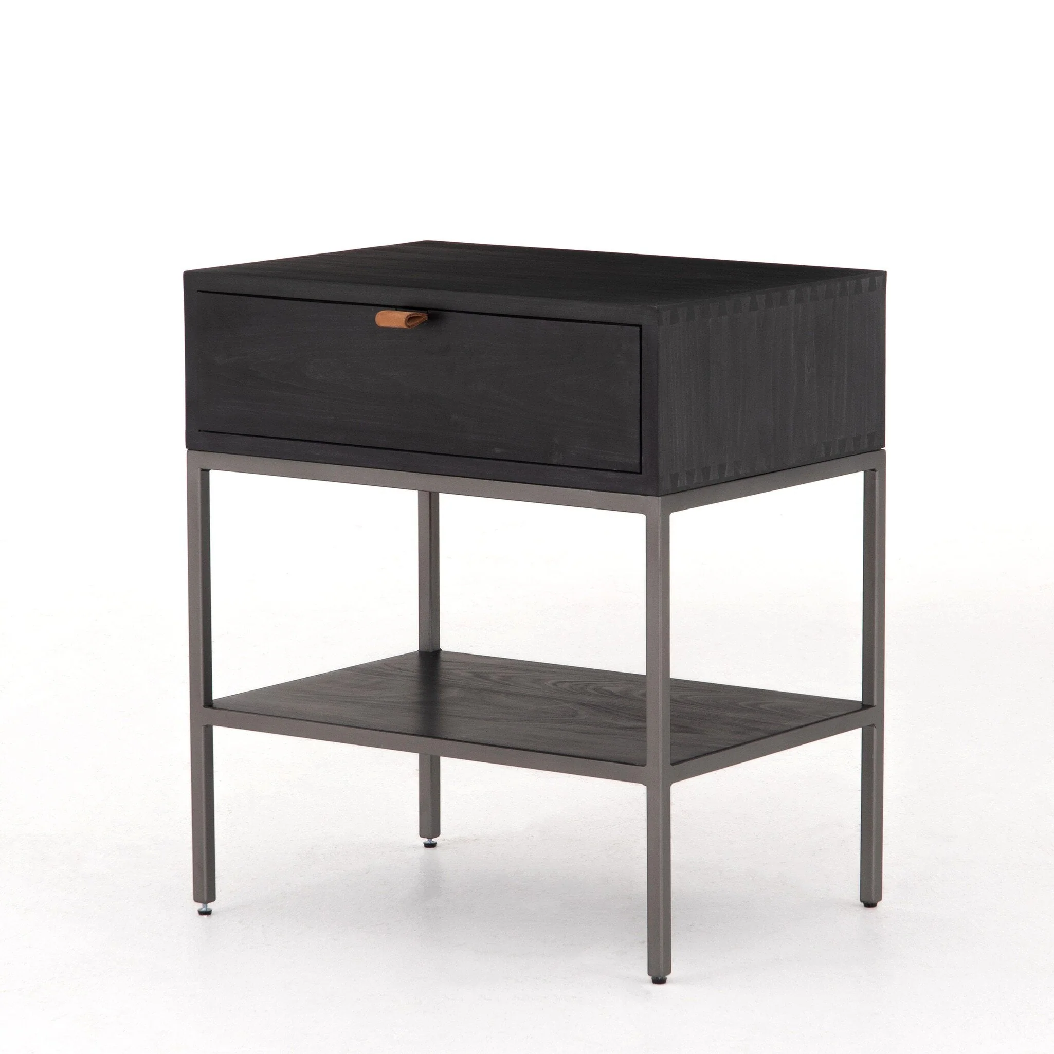 Trey Nightstand - Black Wash Poplar - Image 2