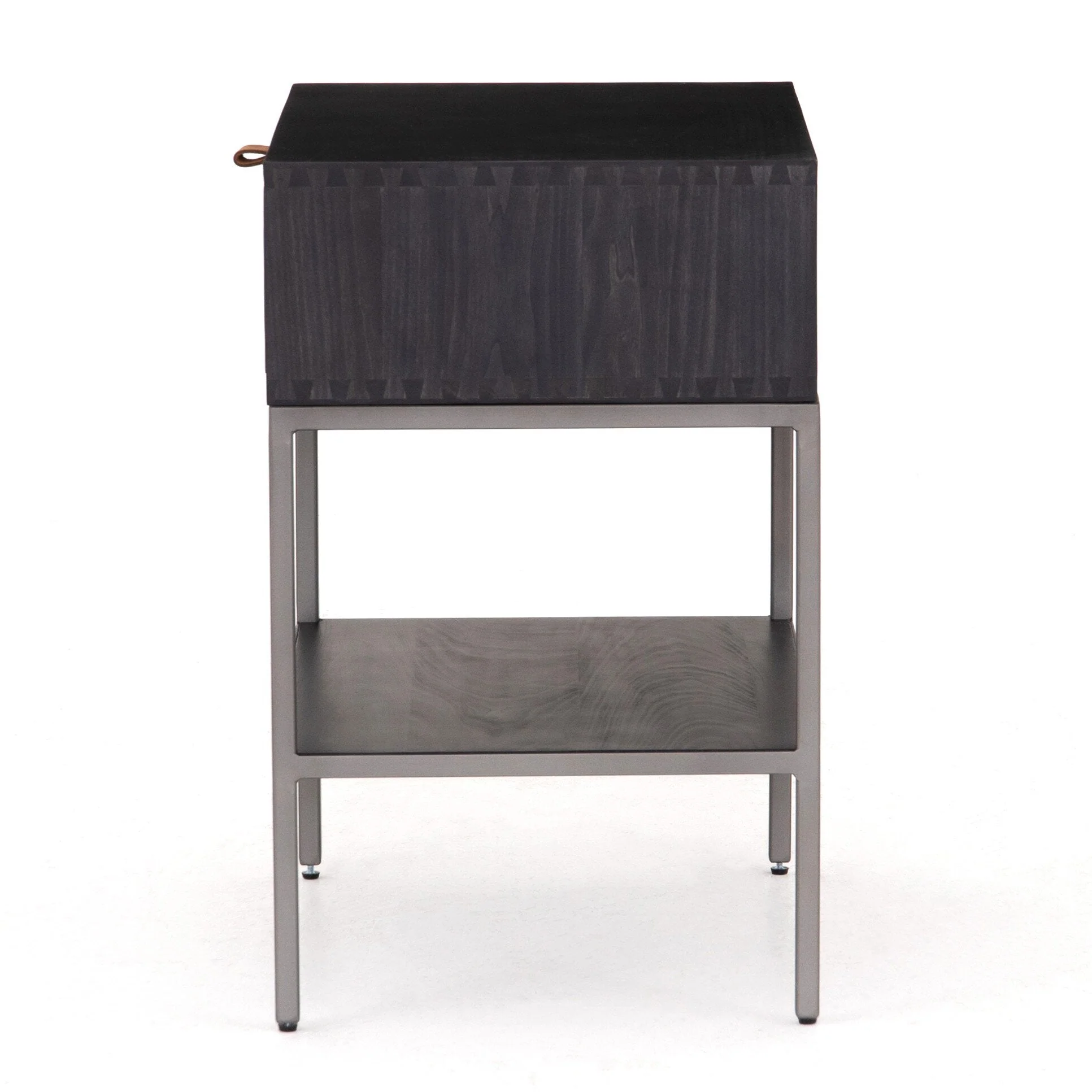Trey Nightstand - Black Wash Poplar - Image 3