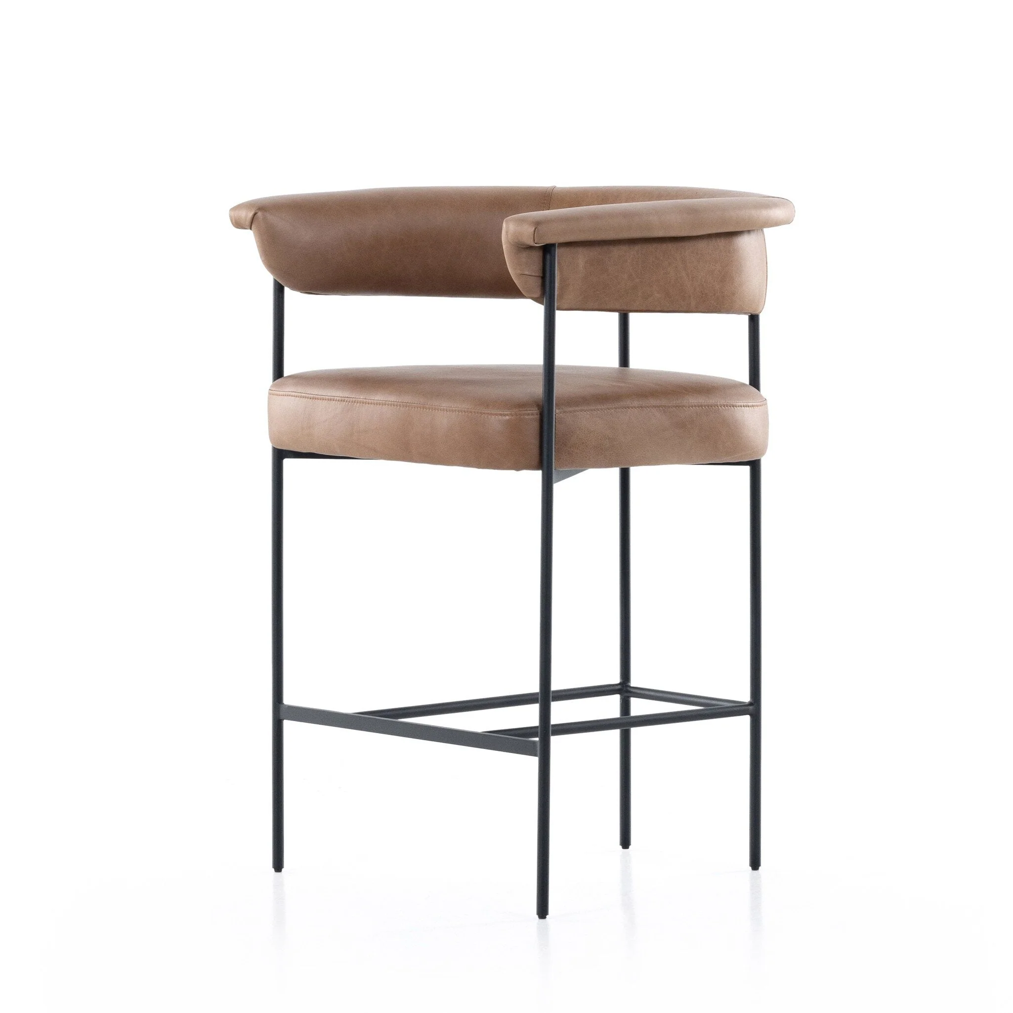 Carrie Counter Stool - Chaps Saddle - Image 2