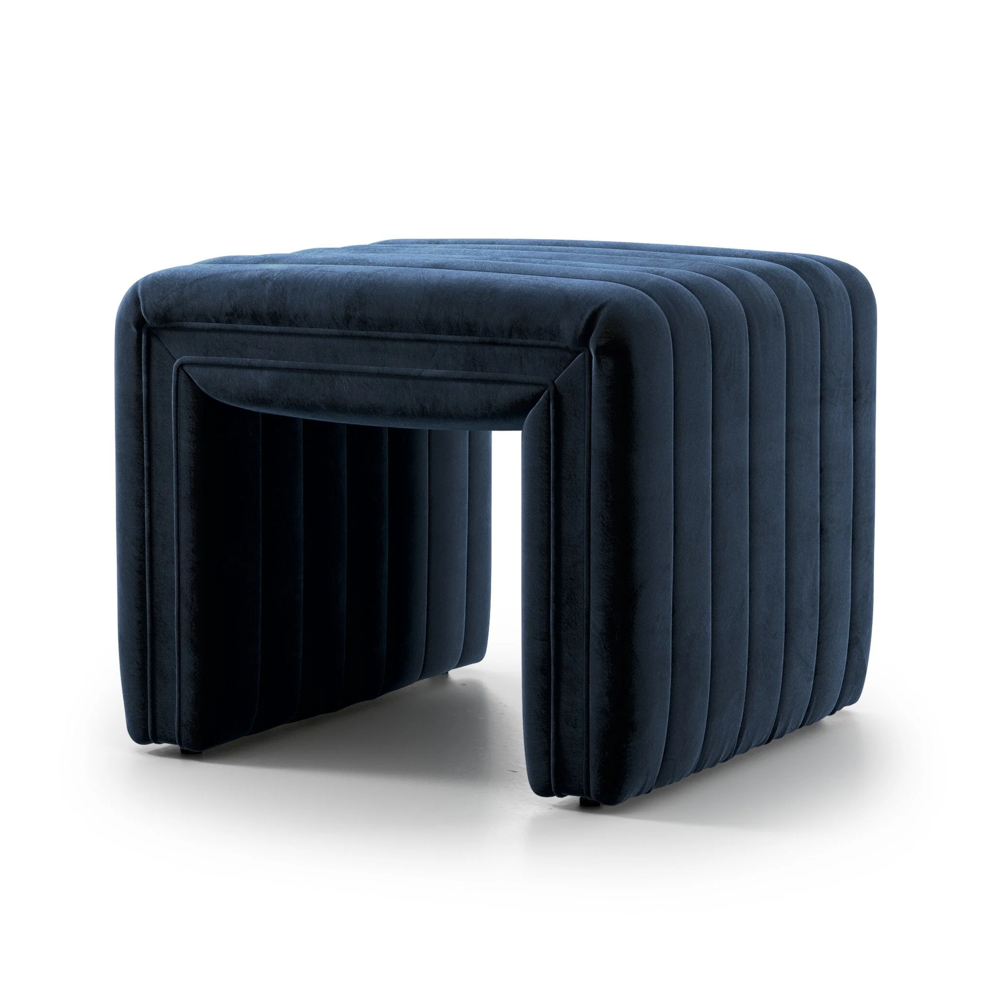 Augustine Ottoman-21" - Sapphire Navy - Image 2