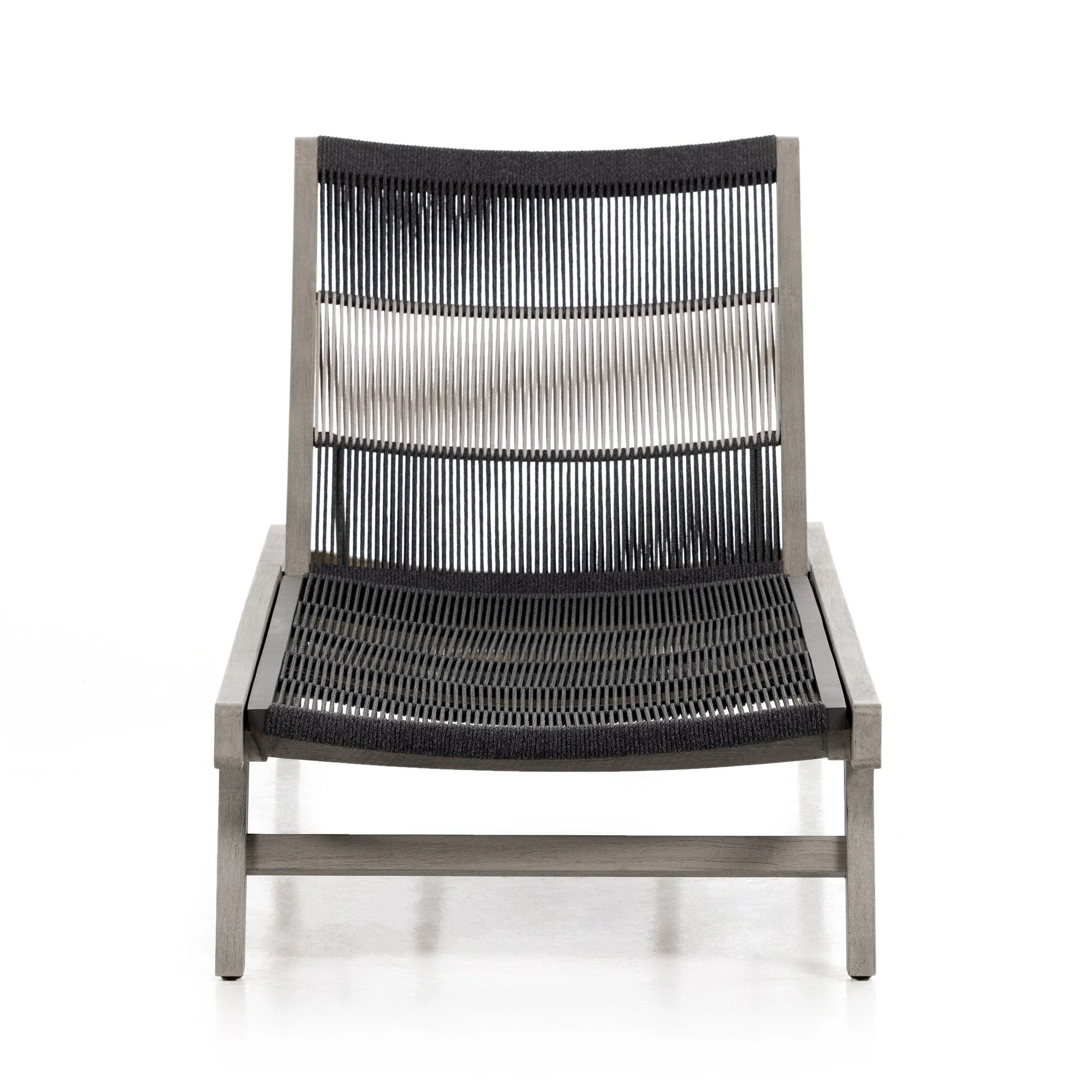 Julian Outdoor Chaise – Dark Grey Rope