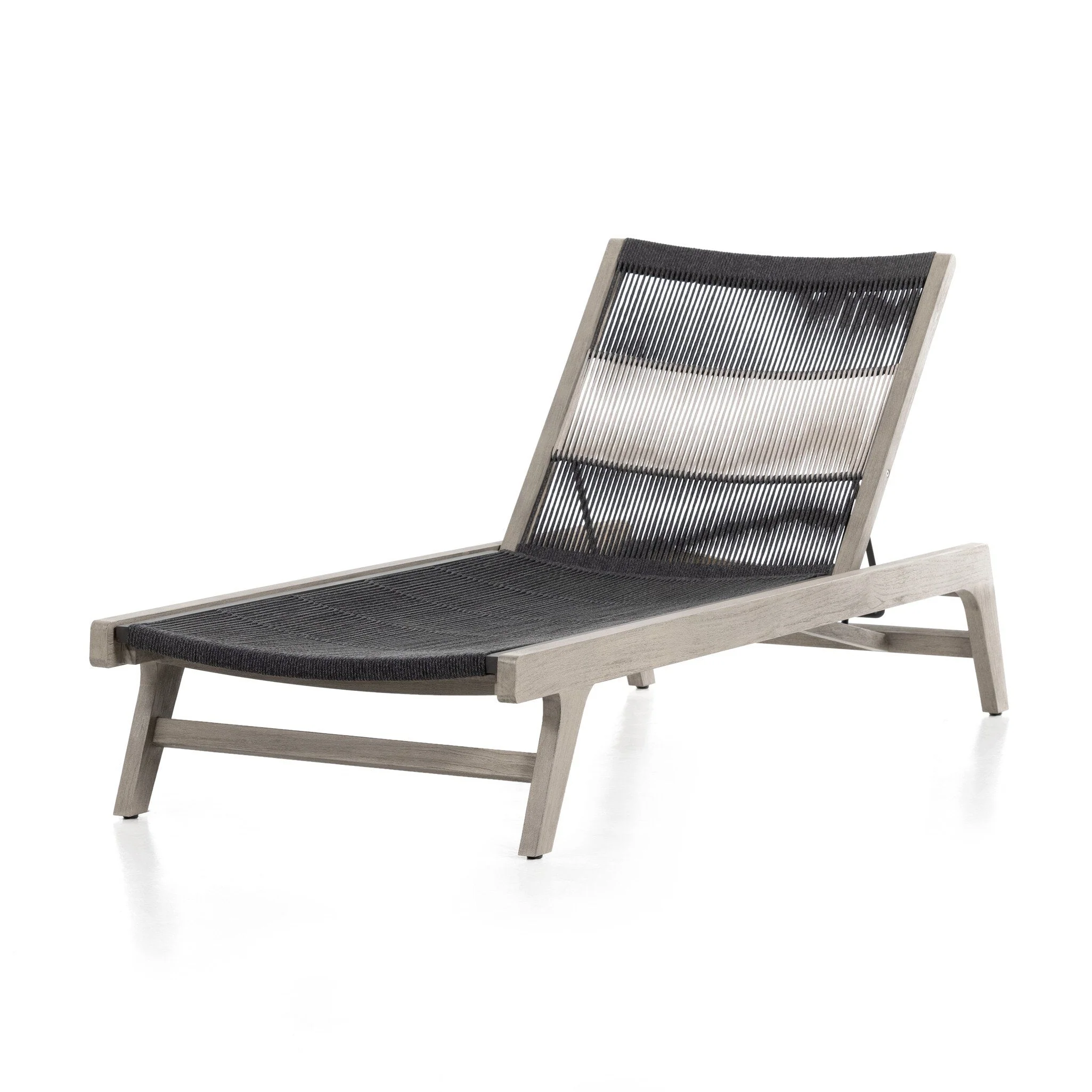 Julian Outdoor Chaise - Dark Grey Rope - Image 2
