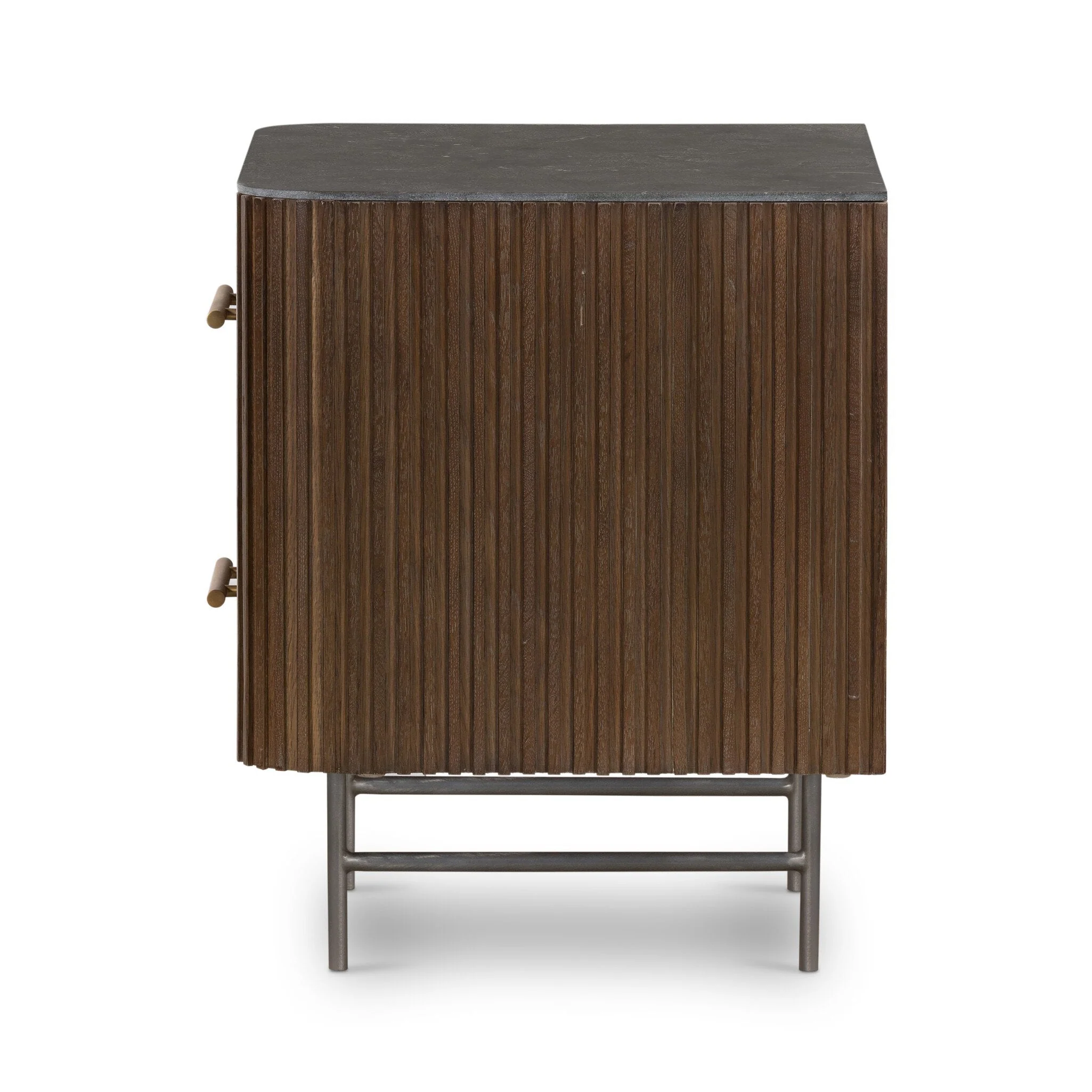 Fletcher Nightstand - Terra Brown Oak Veneer - Image 3