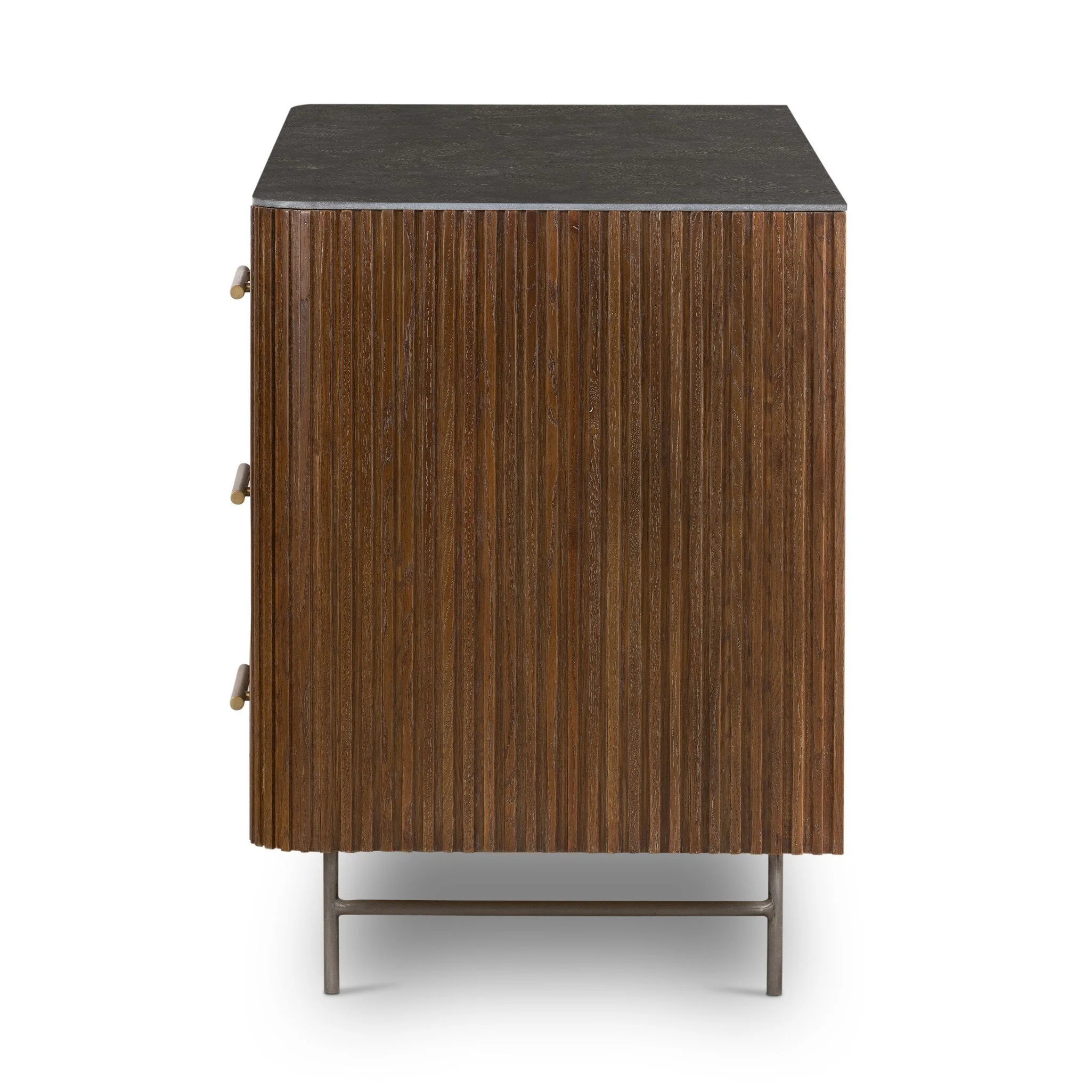 Fletcher 6 Drawer Dresser - Terra Brown Oak Veneer - Image 3