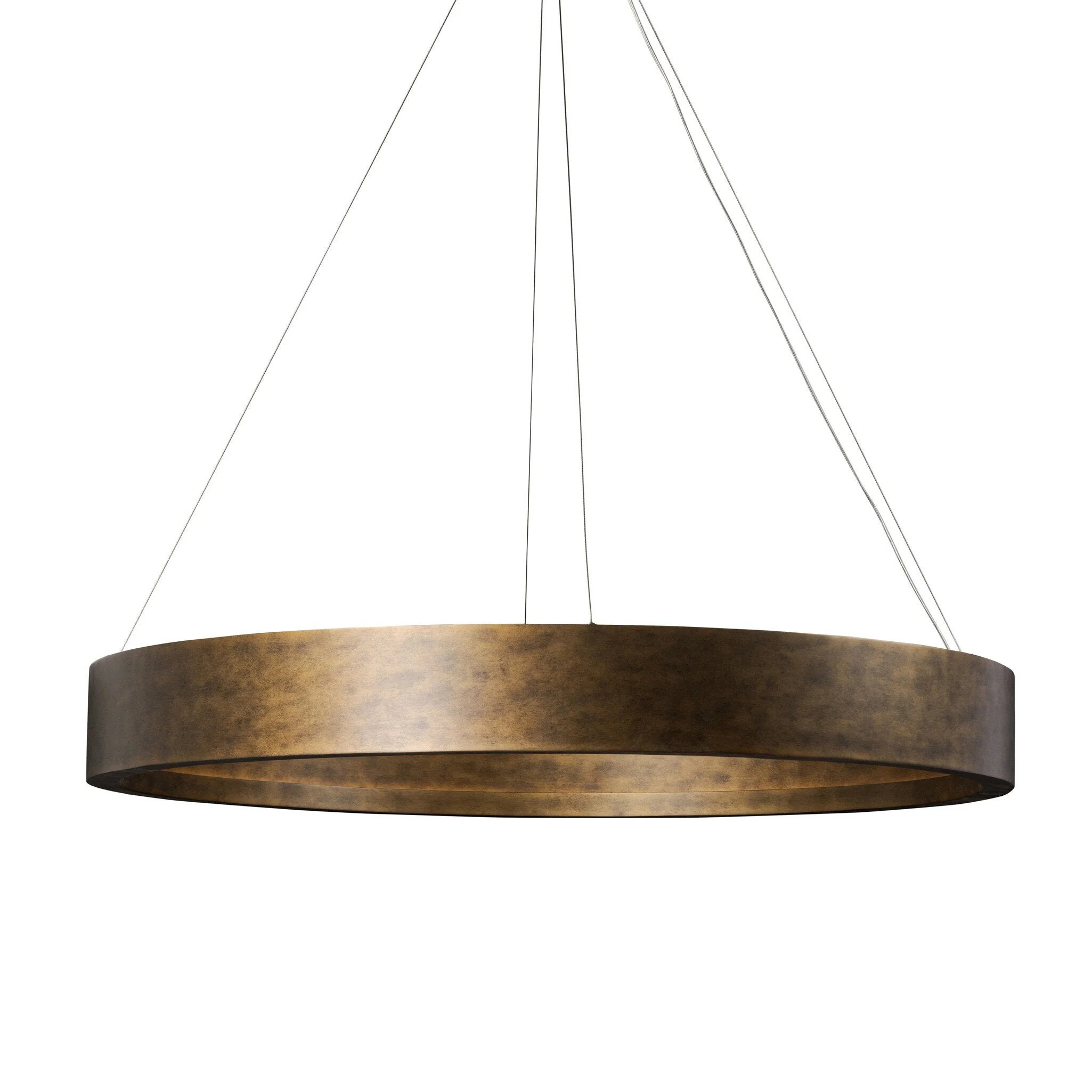Baum Chandelier - Burnished Brass Aluminum - Image 1