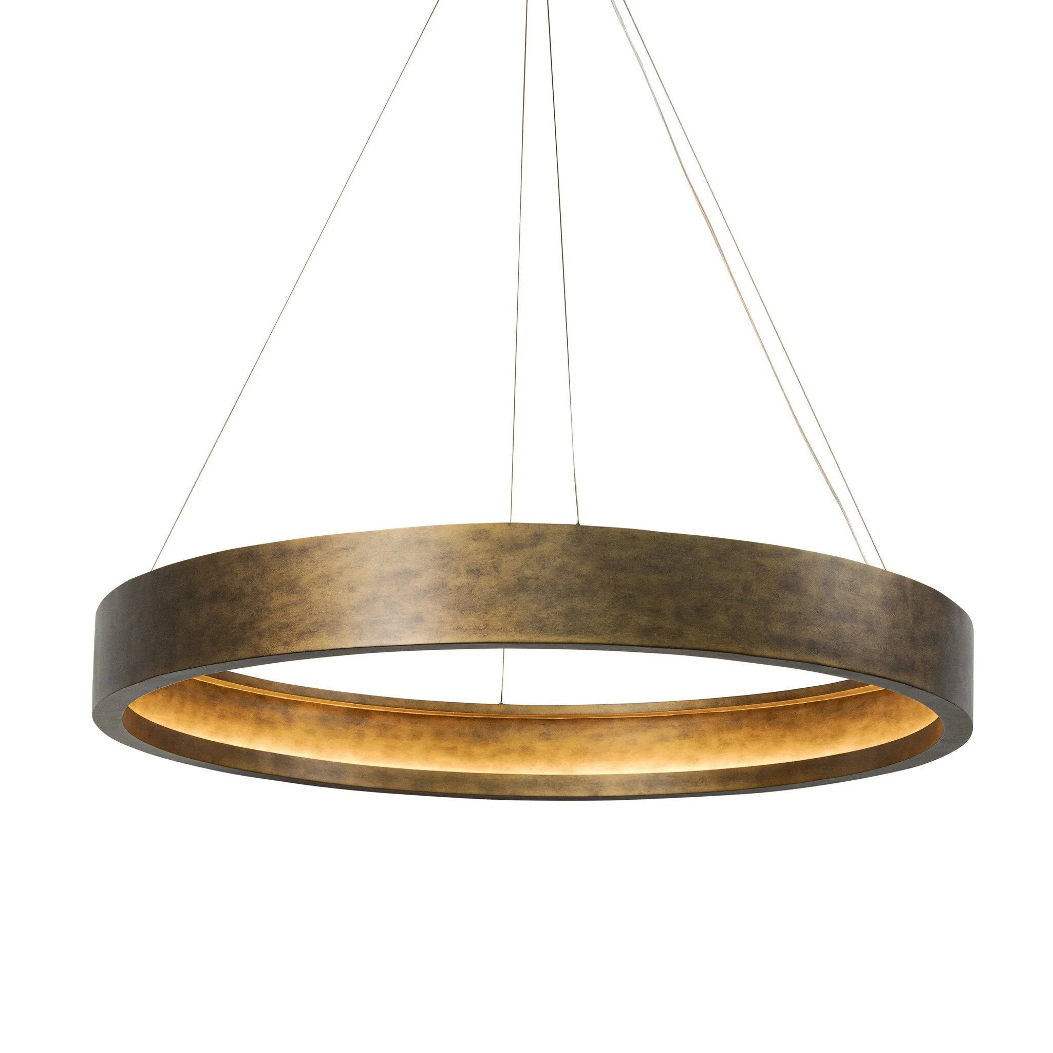 Baum Chandelier - Burnished Brass Aluminum - Image 2