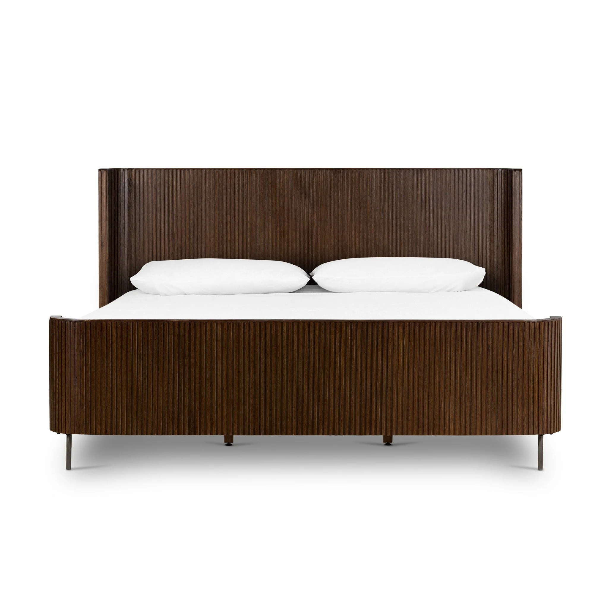 Fletcher Bed - Terra Brown Oak | King - Image 1