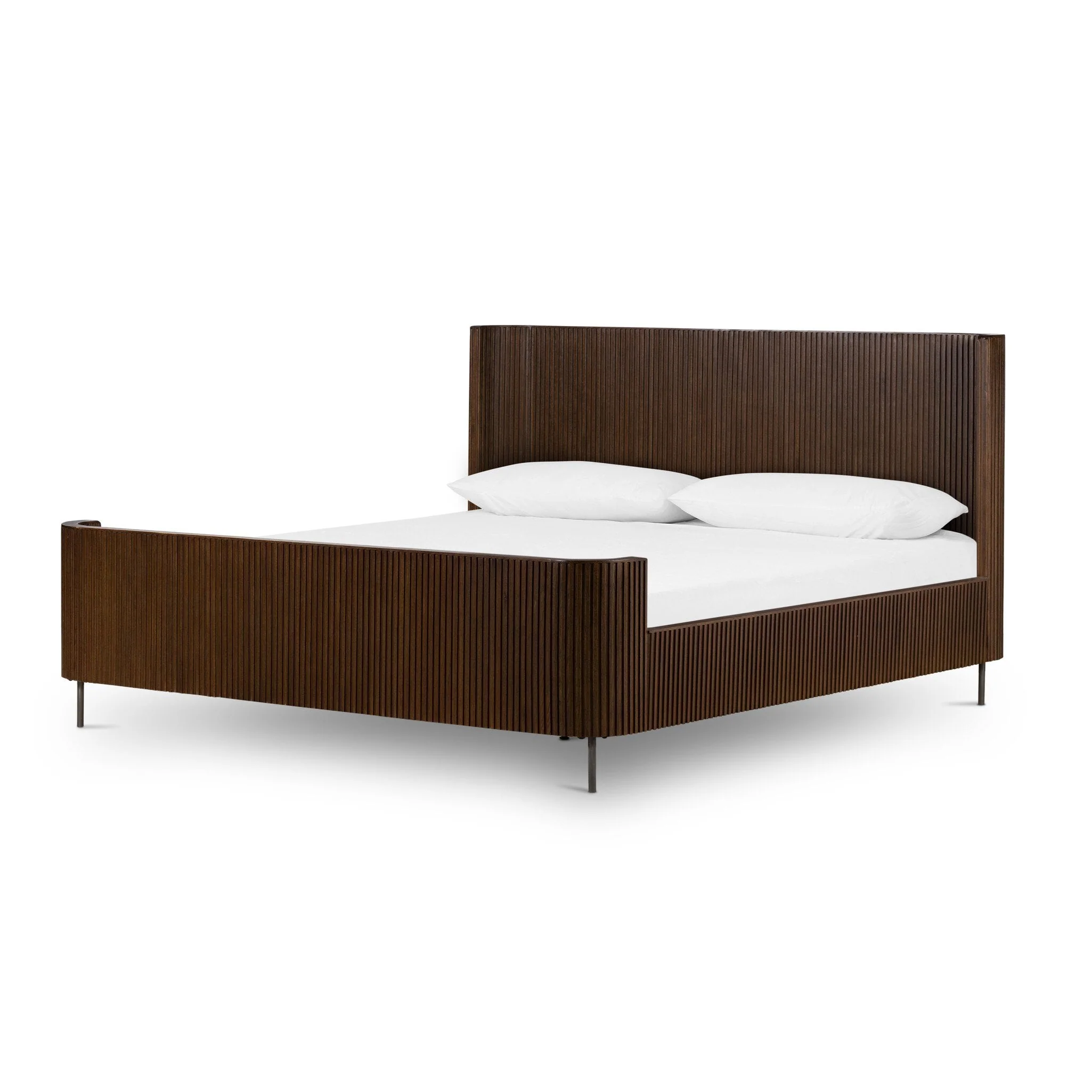 Fletcher Bed - Terra Brown Oak | King - Image 2