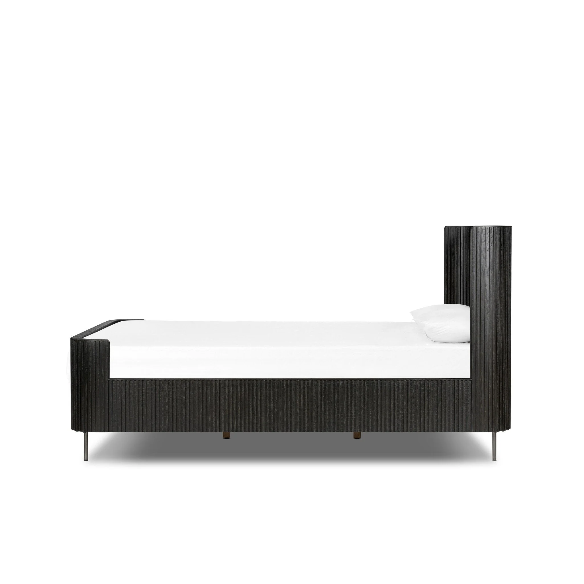 Fletcher Bed - Distressed Black | Queen - Image 3