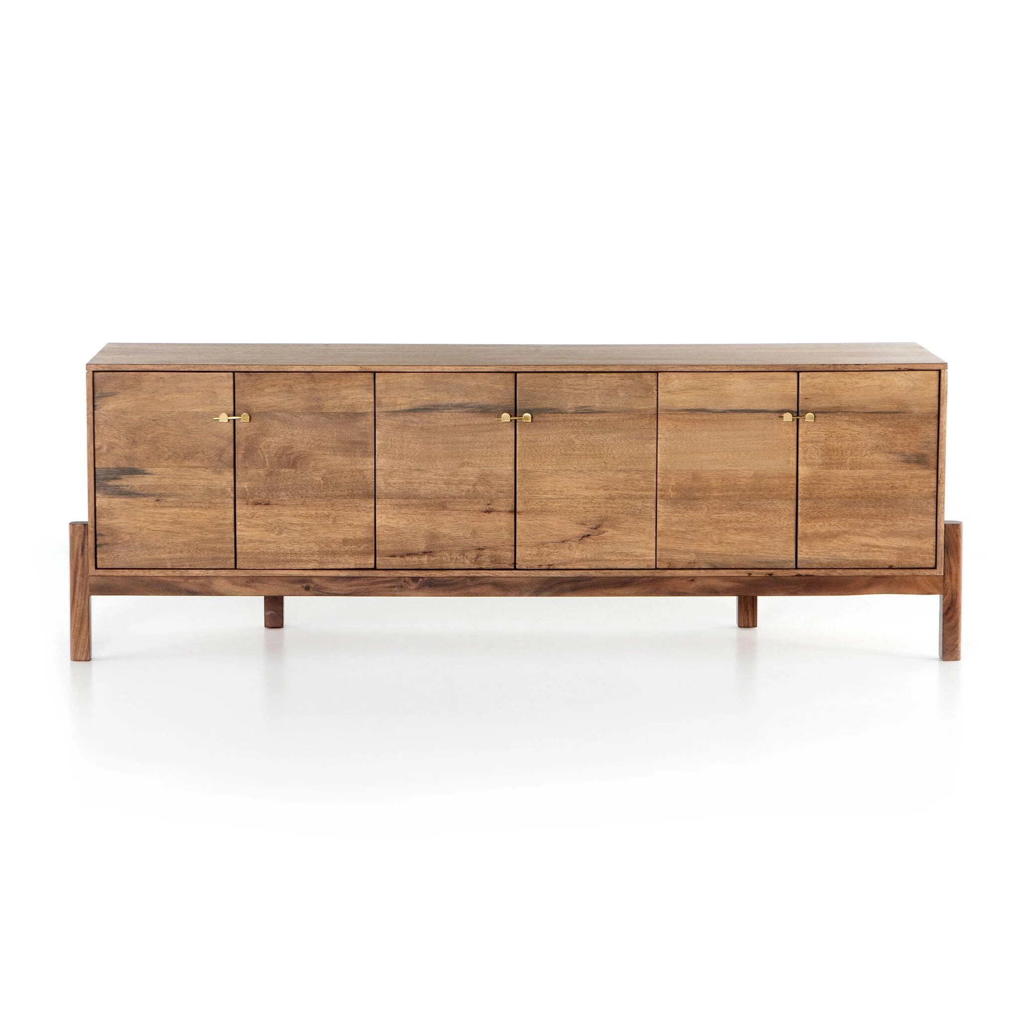 Reza Media Console – Smoked Honey
