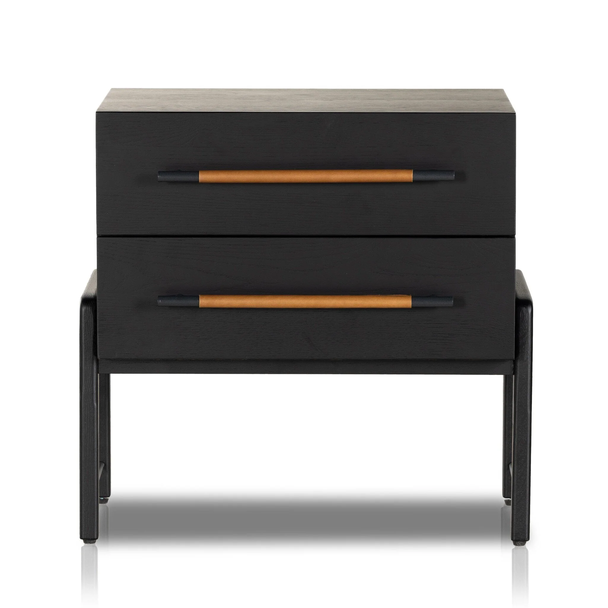 Rosedale Nightstand - Ebony Oak Veneer - Image 1