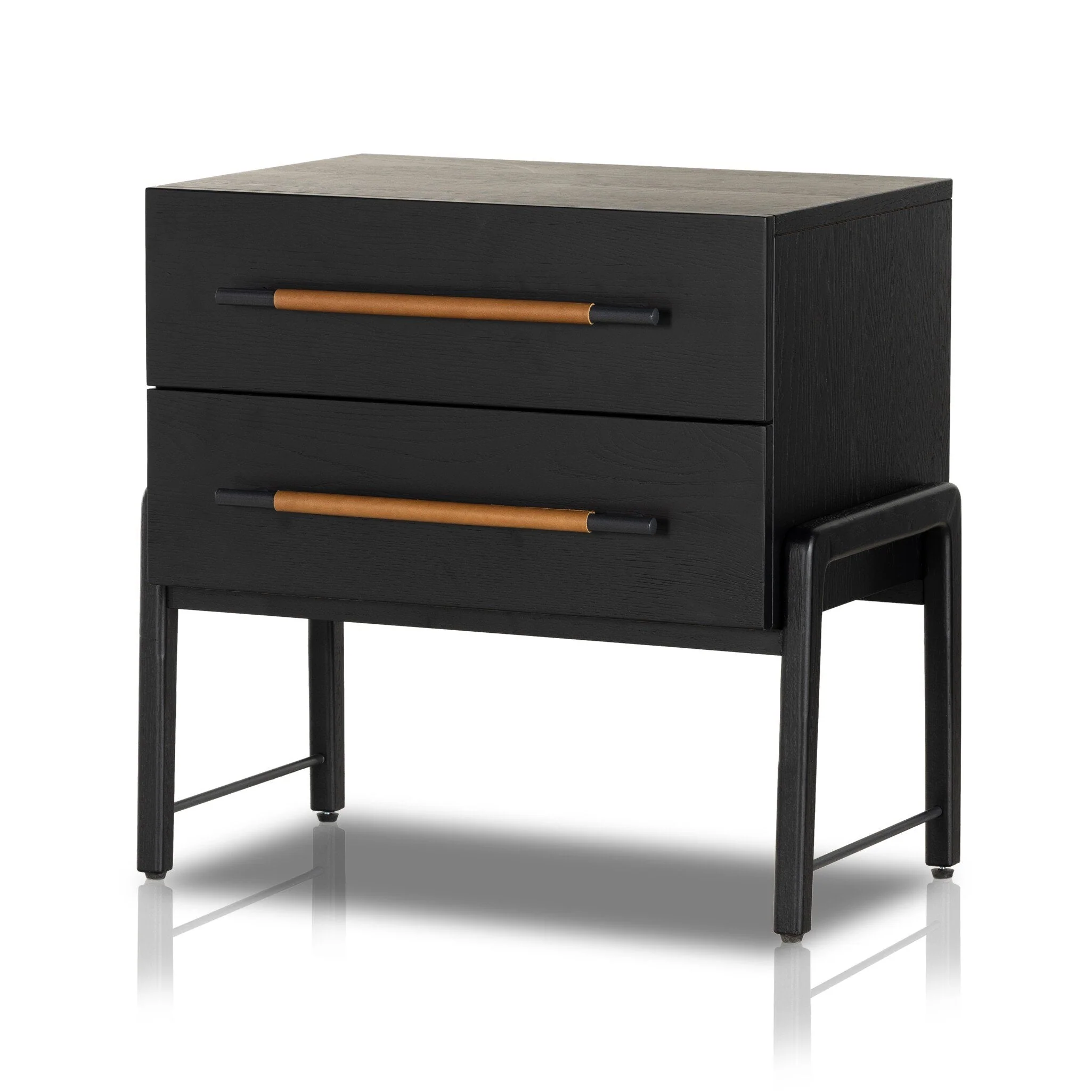 Rosedale Nightstand - Ebony Oak Veneer - Image 2