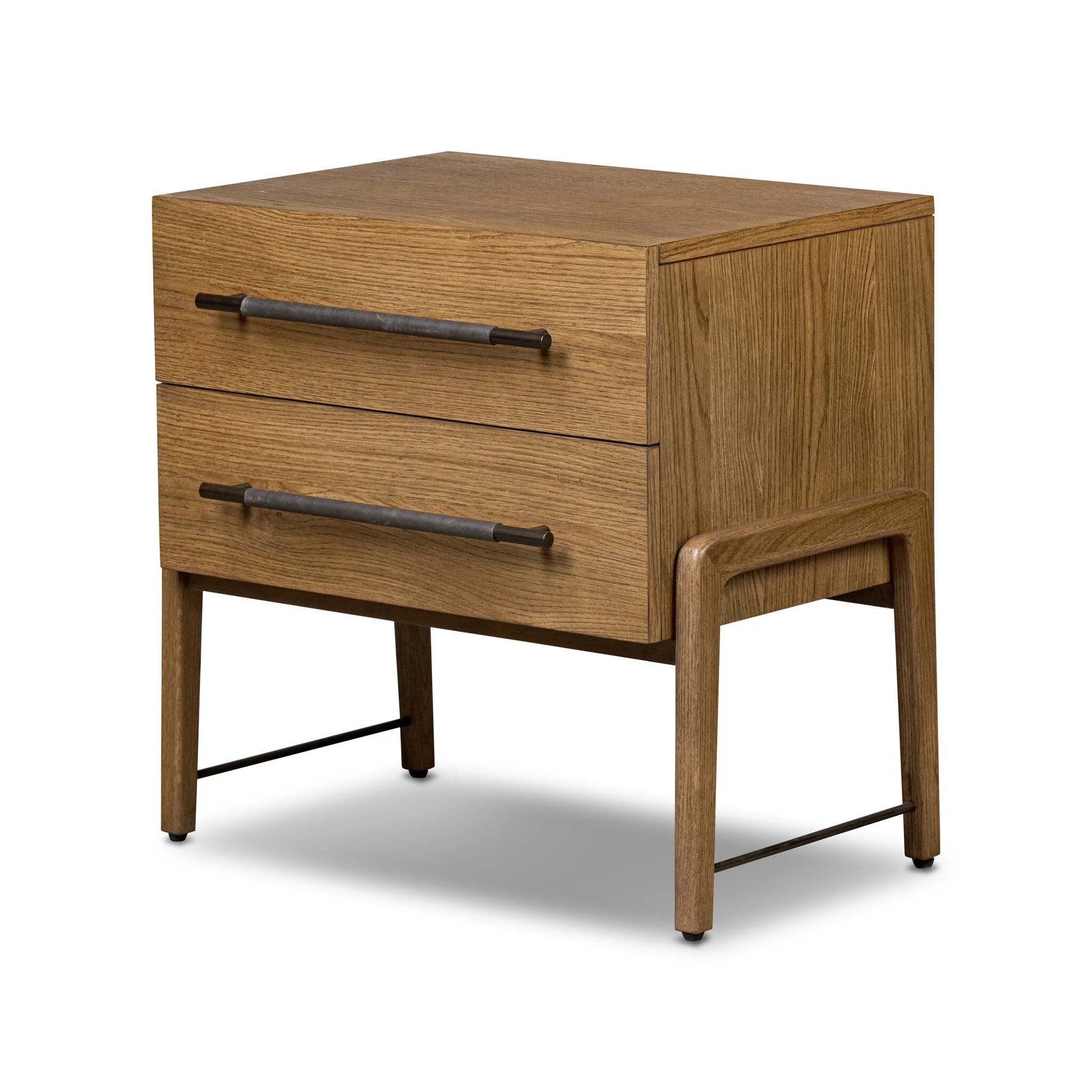 Rosedale Nightstand - Amber Oak Veneer - Image 2