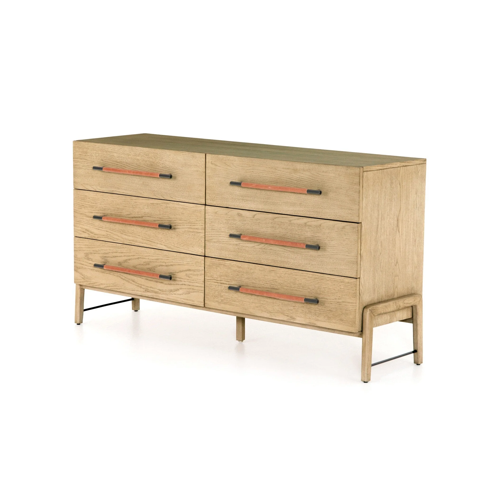Rosedale 6 Drawer Dresser - Yucca Oak Veneer - Image 2