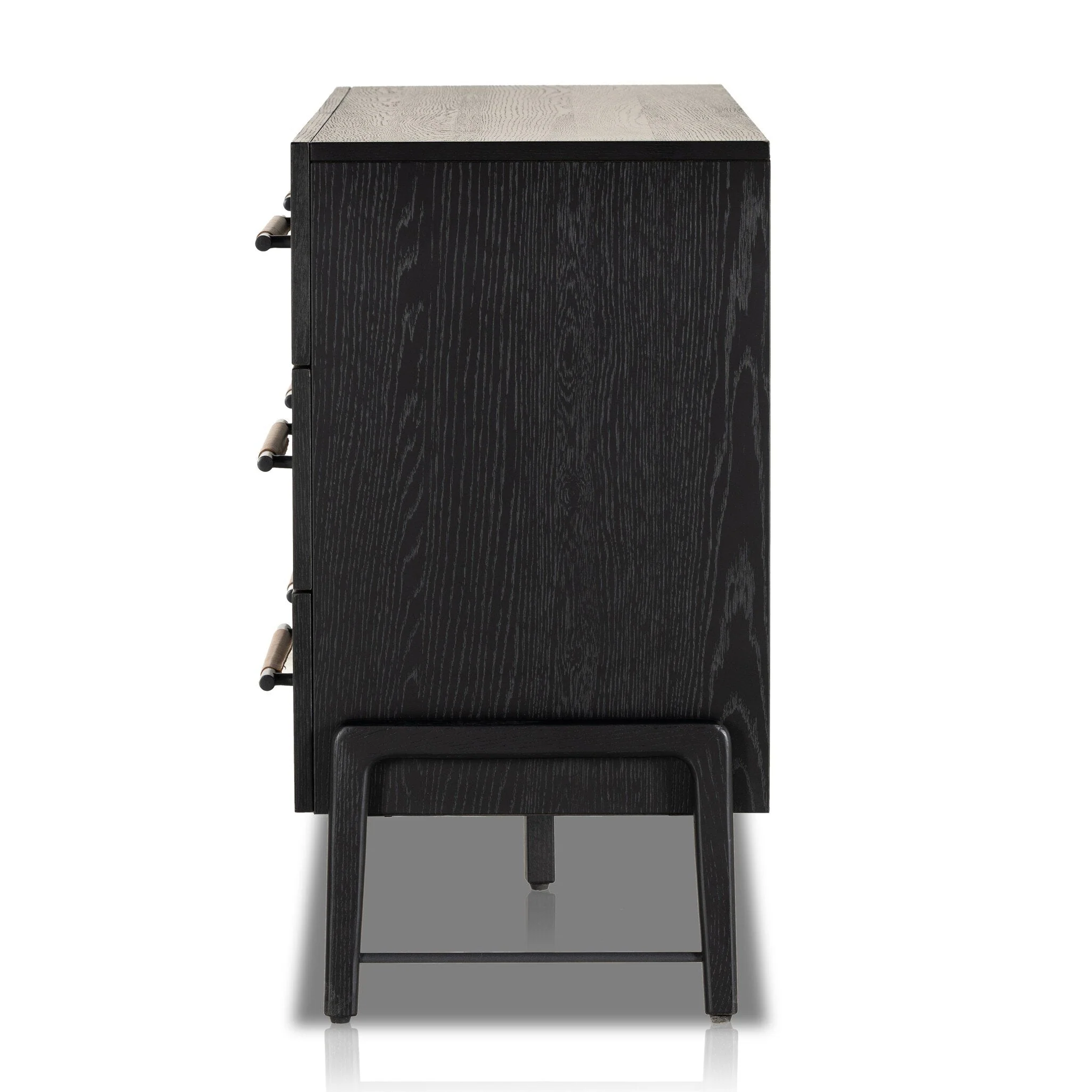Rosedale 6 Drawer Dresser - Ebony Oak Veneer - Image 3