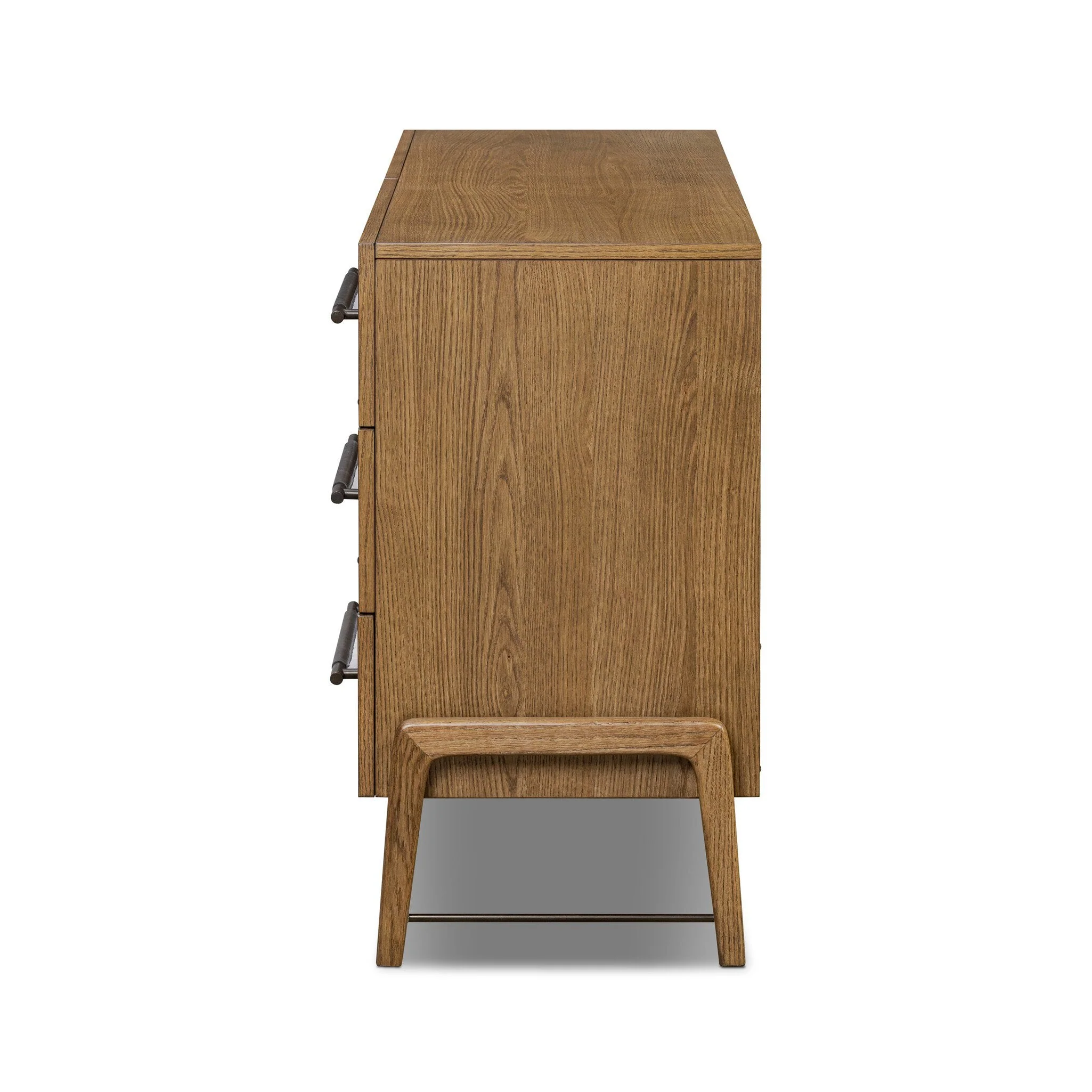 Rosedale 6 Drawer Dresser - Amber Oak Veneer - Image 3