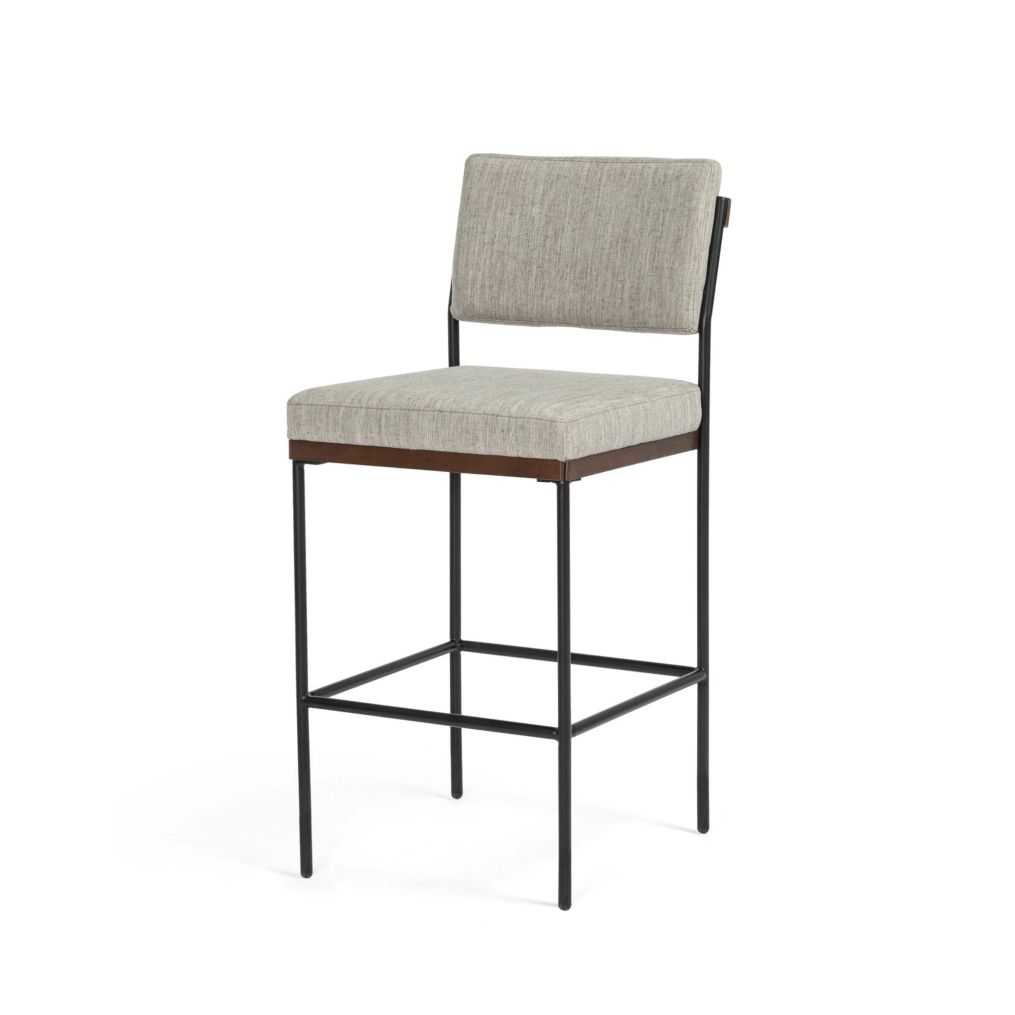 Benton Bar Stool - Savile Flannel - Image 2