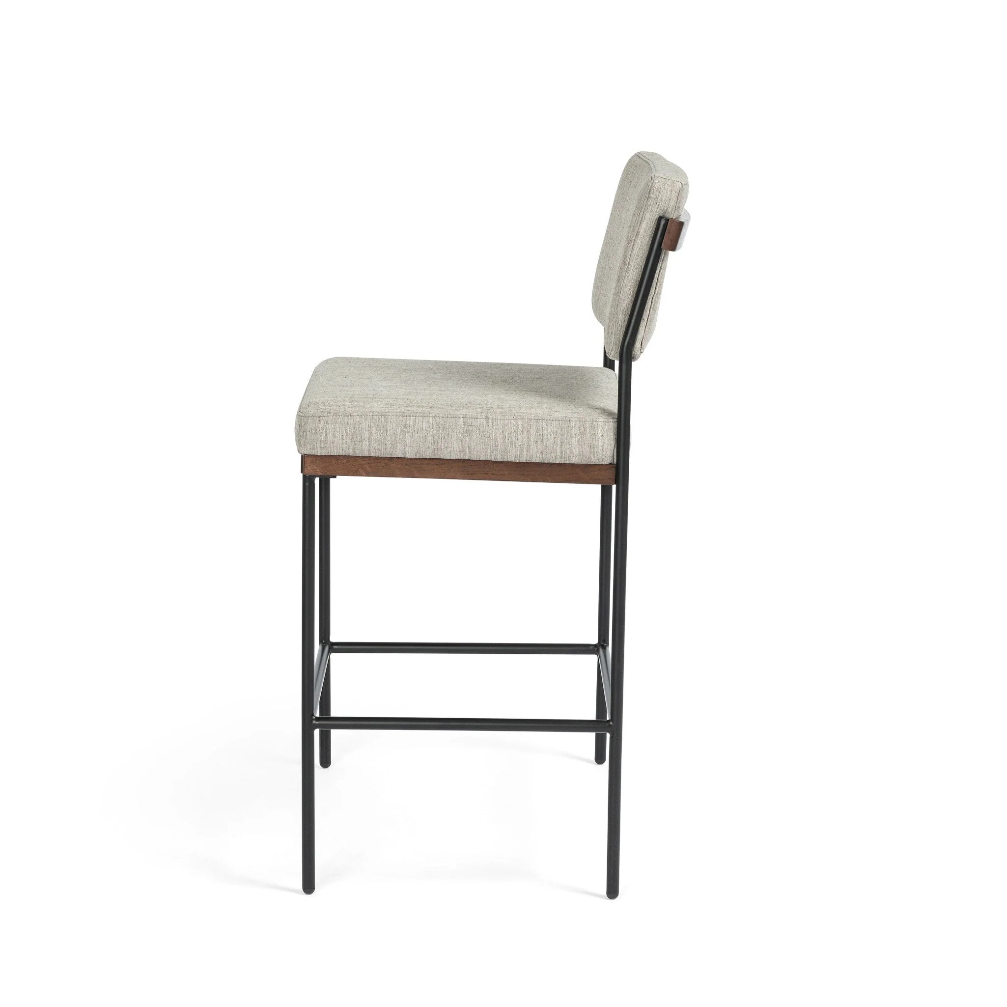Benton Bar Stool - Savile Flannel - Image 3