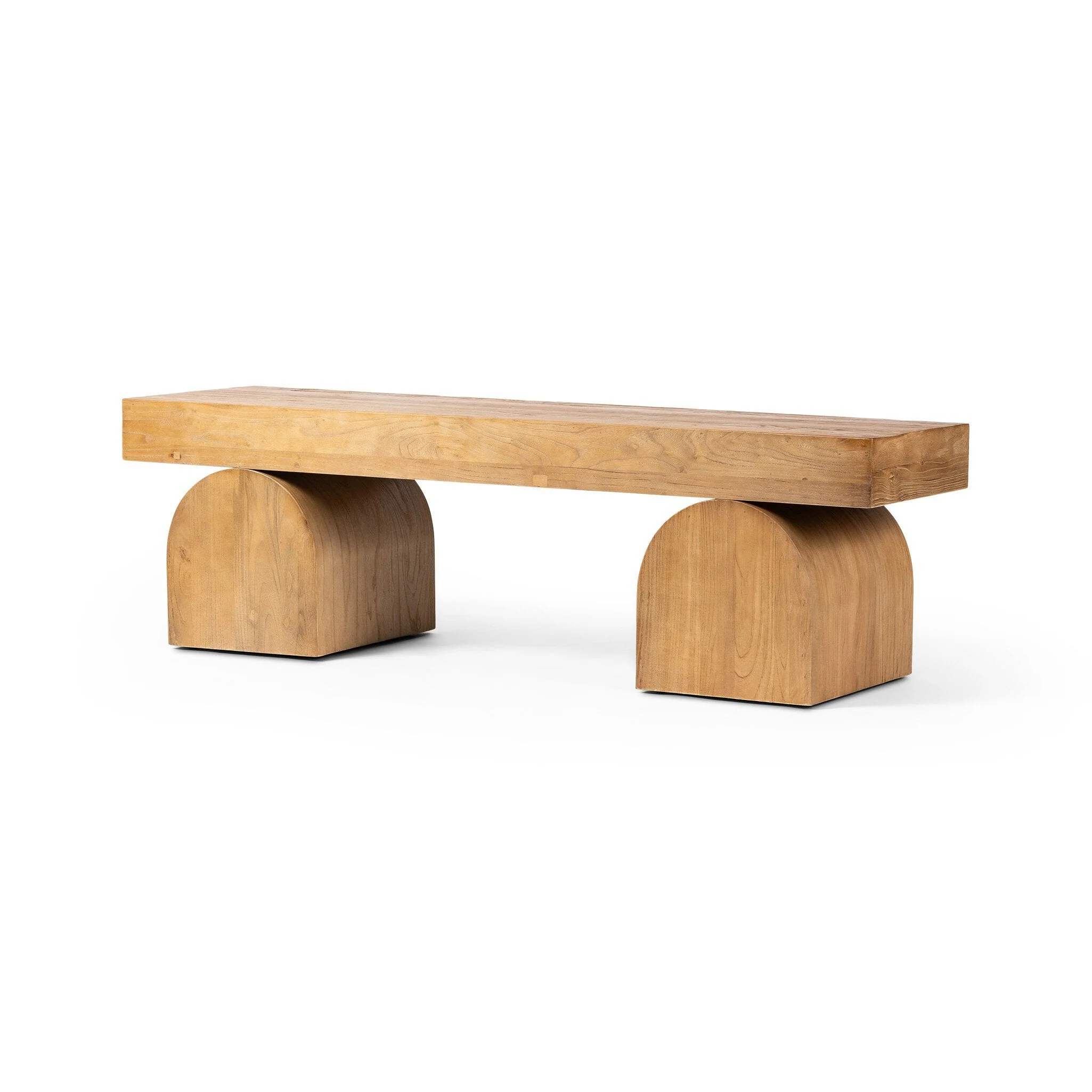 Keane Bench - Reclaimed Natural Elm - Image 2