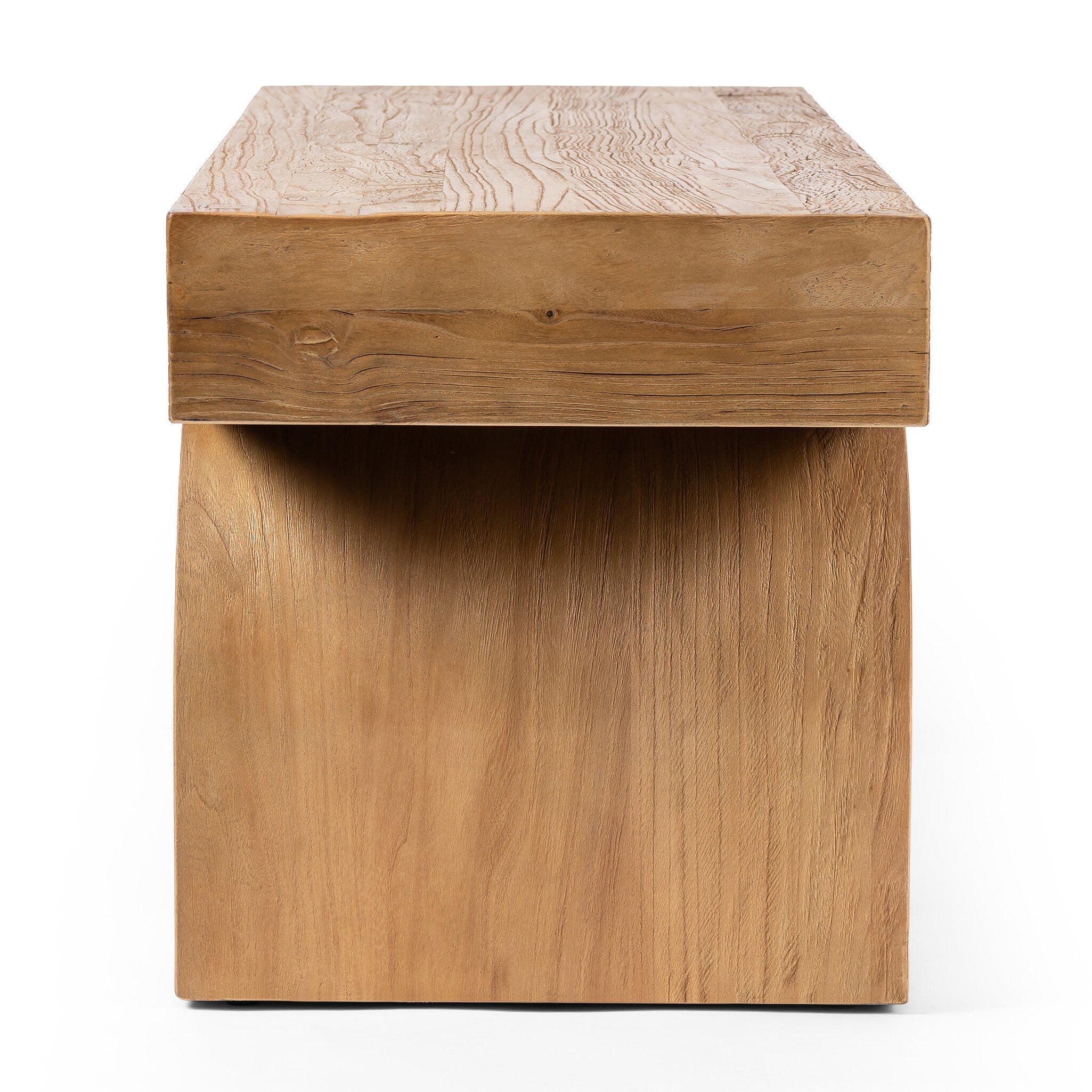 Keane Bench - Reclaimed Natural Elm - Image 3