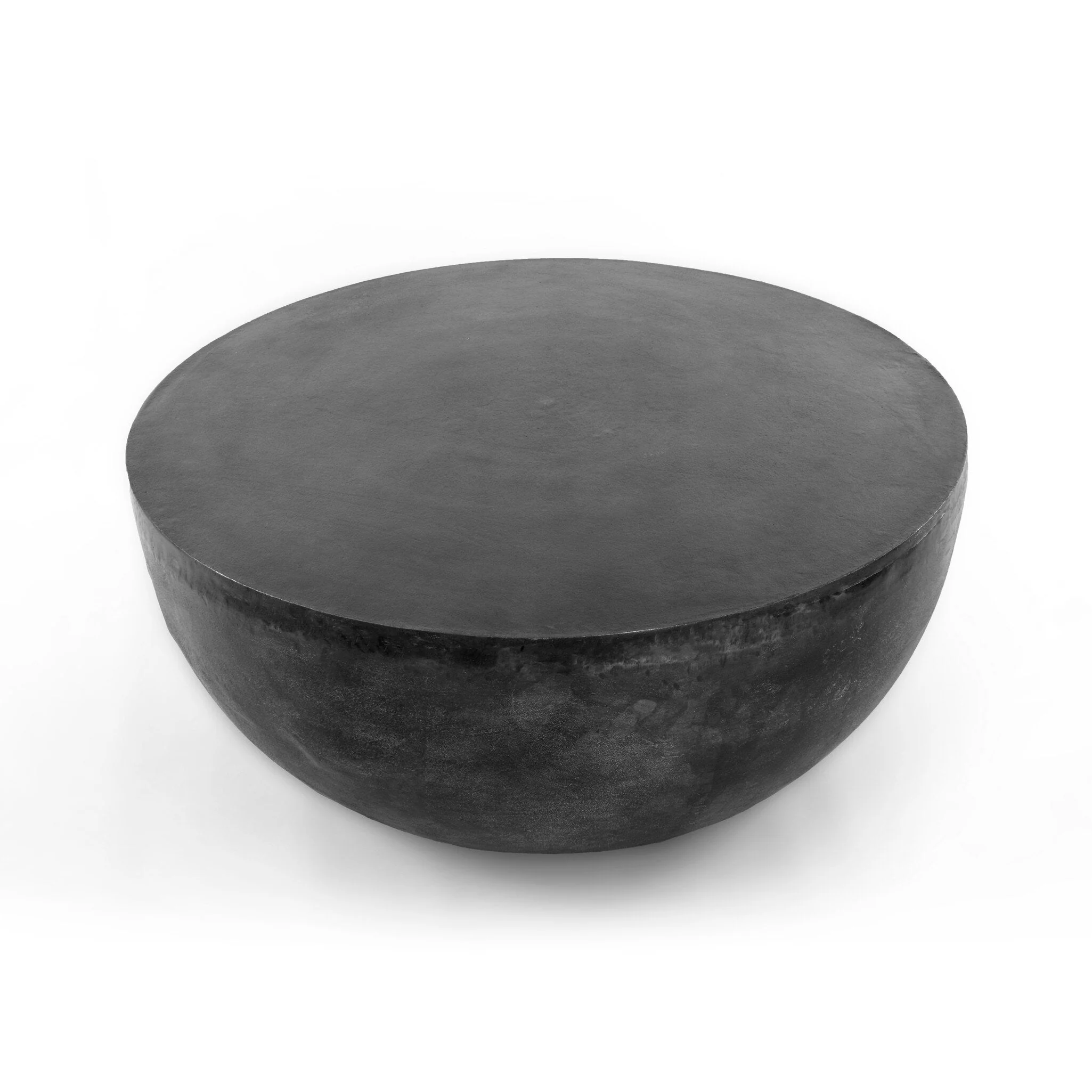 Basil Outdoor Round Coffee Table – Aged Grey