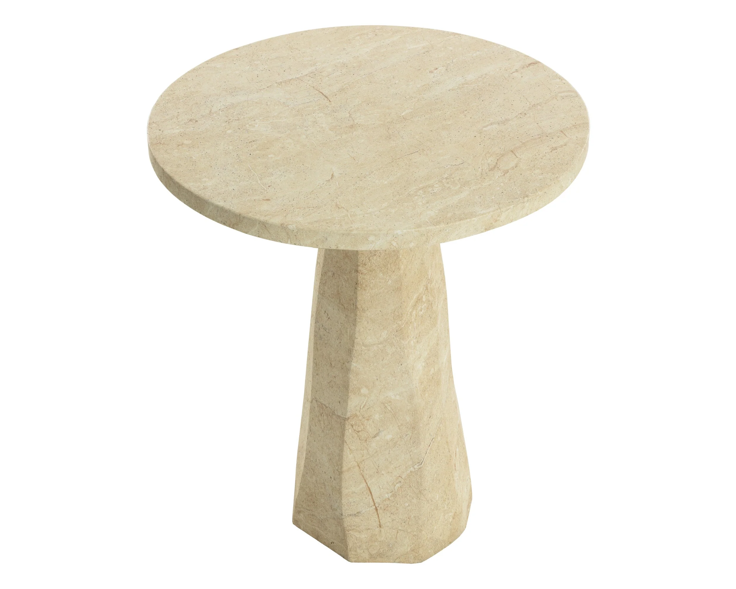 Kliff Bar Table - Travertine Look - Natural - Image 3
