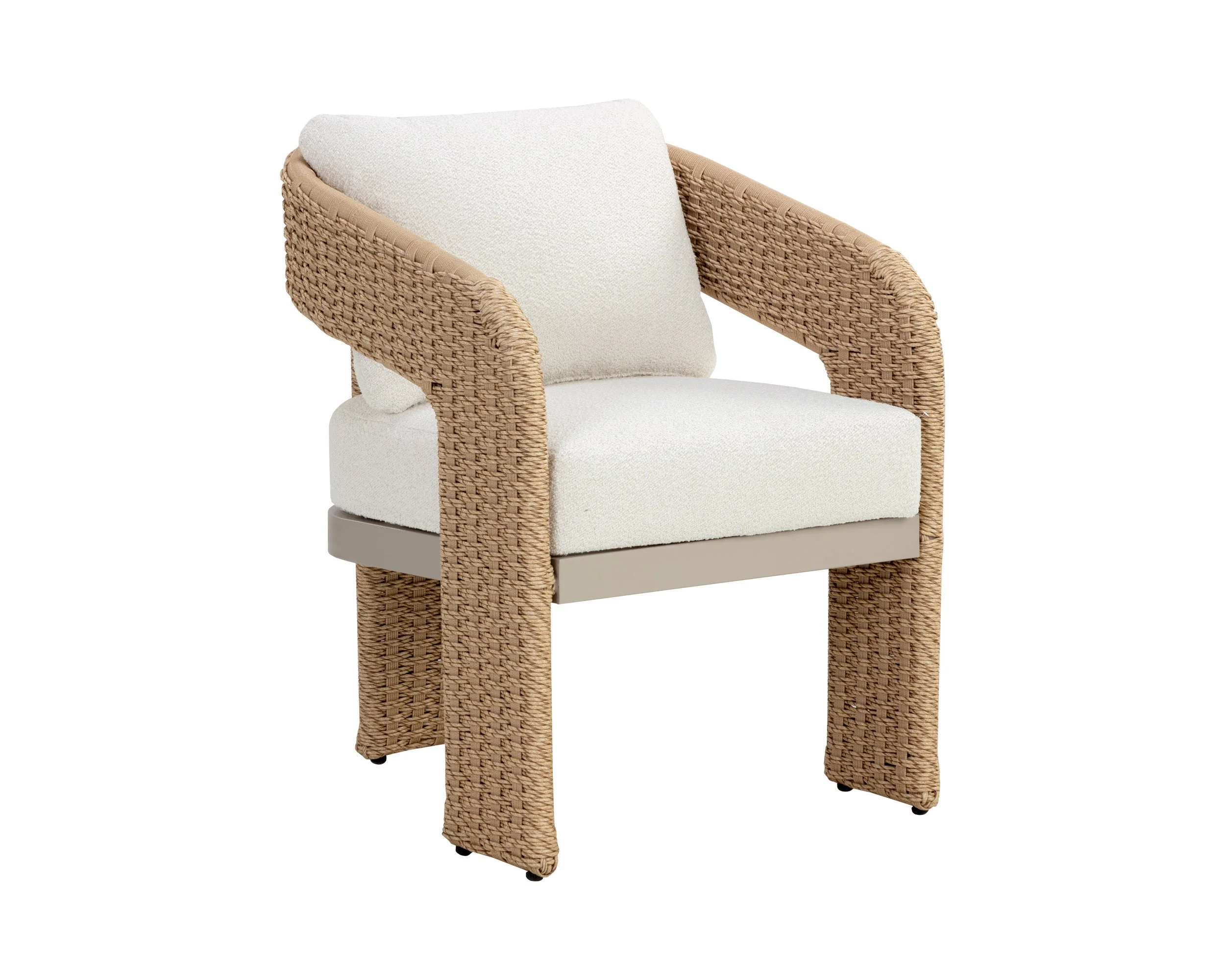 Pylos Dining Armchair – Natural – Louis Cream