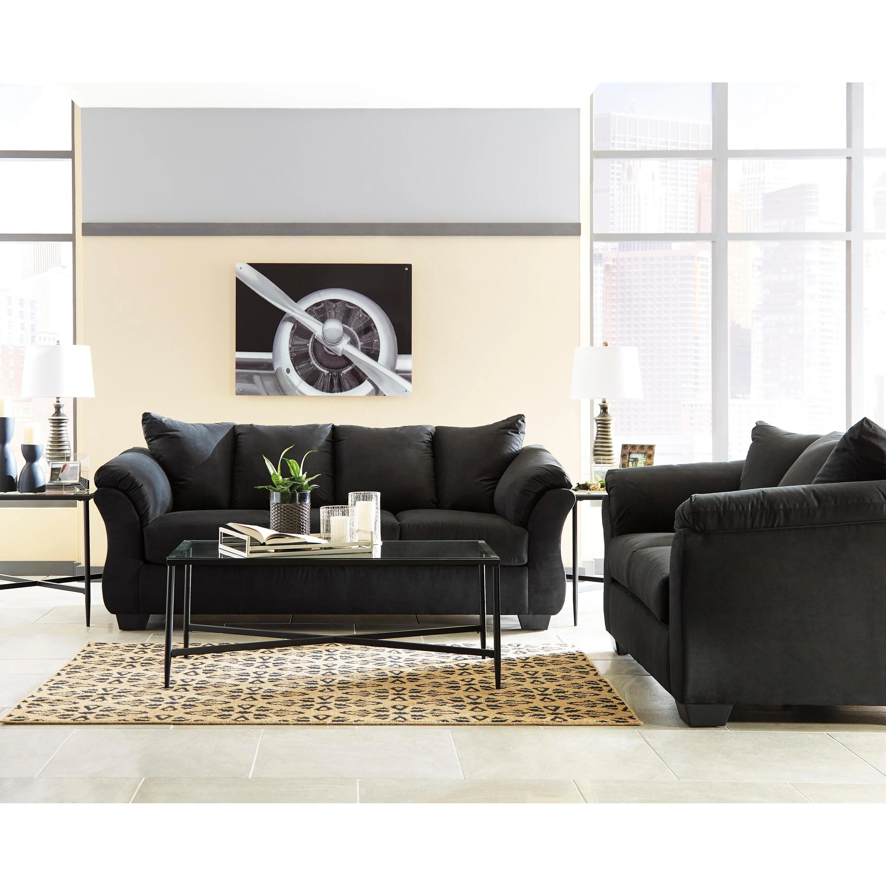 Signature Design by Ashley Darcy 75008U1 2 pc Living Room Set - Image 1