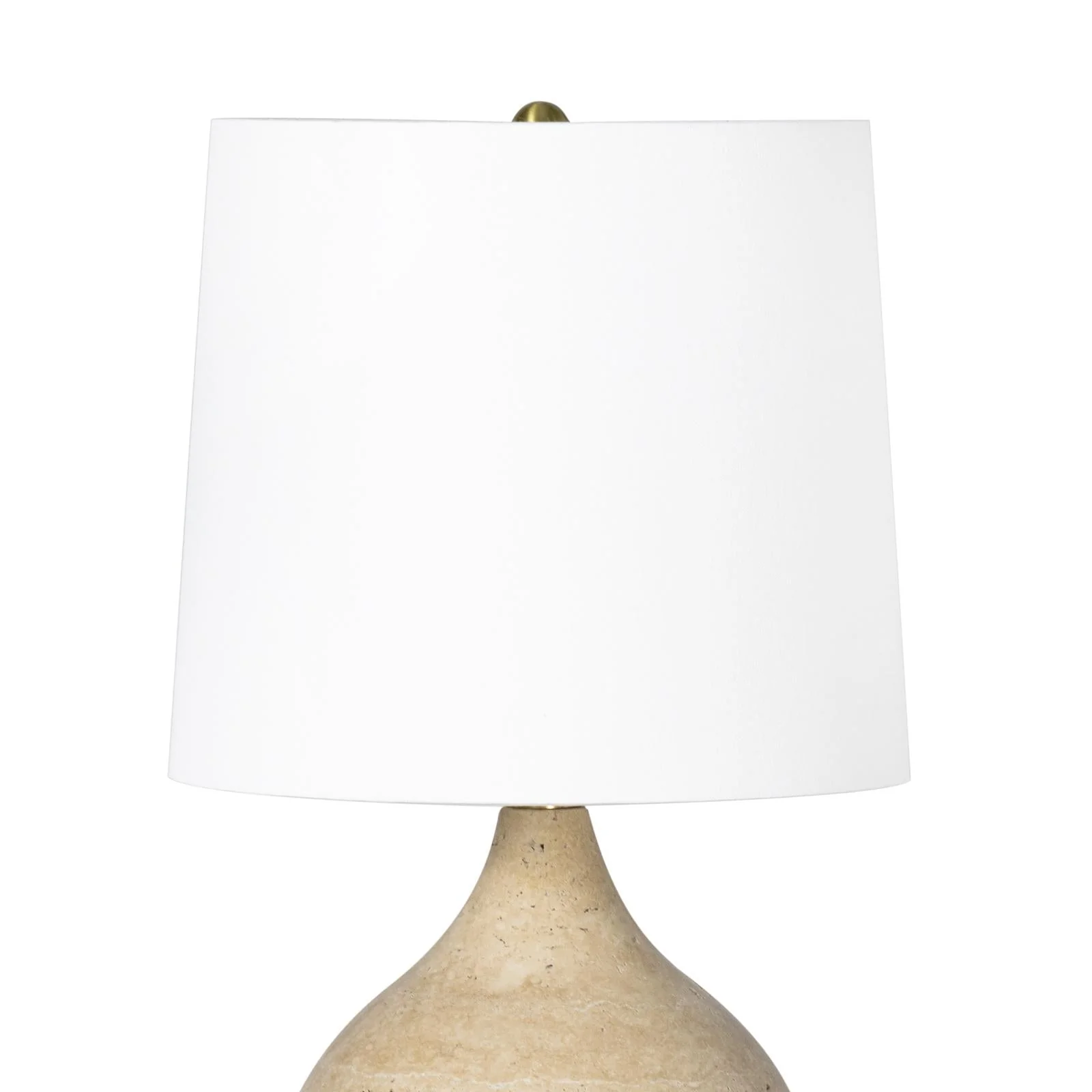 Noa Travertine Mini Lamp | Natural - Image 2