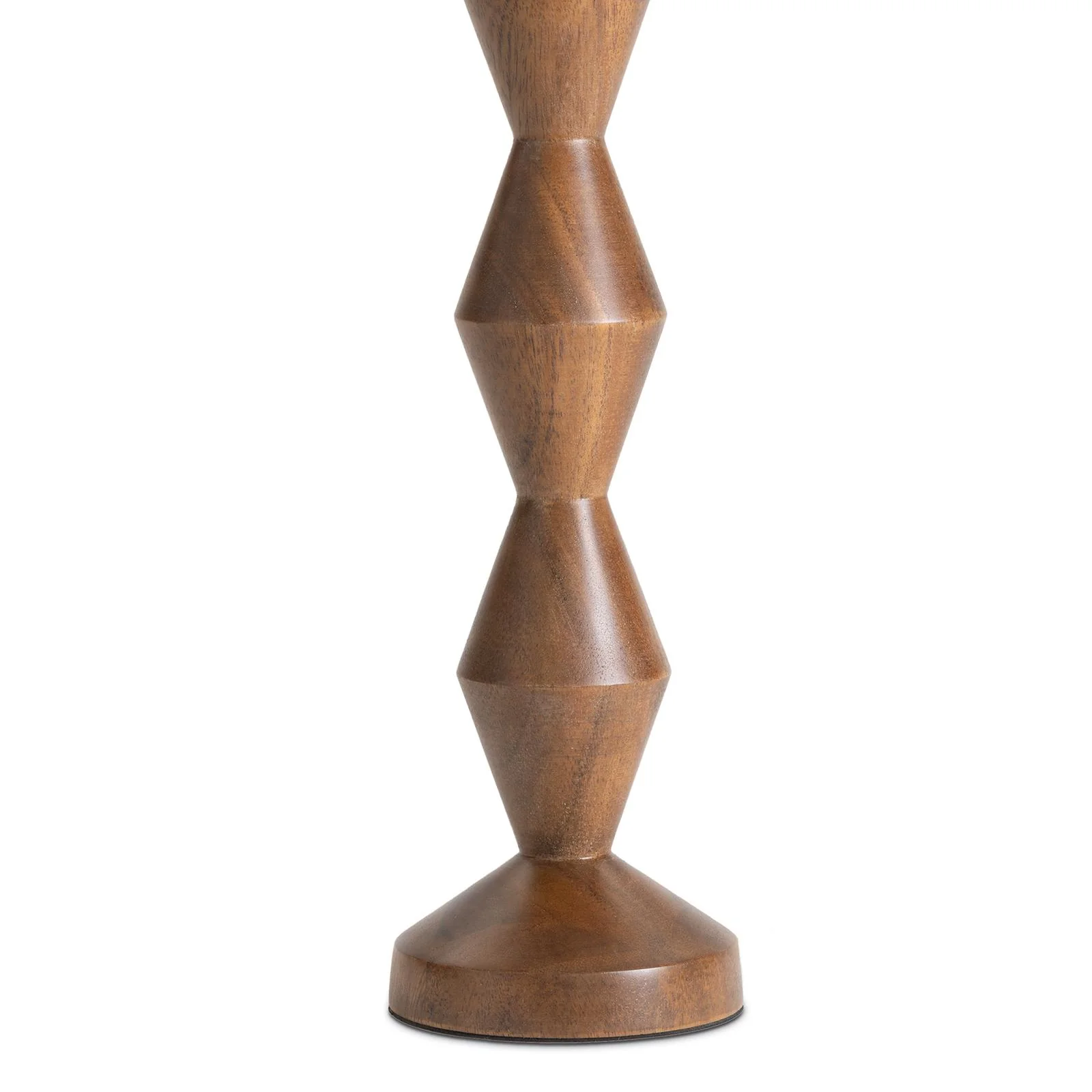 Crew Walnut Buffet Lamp | Natural Linen Shade - Image 3