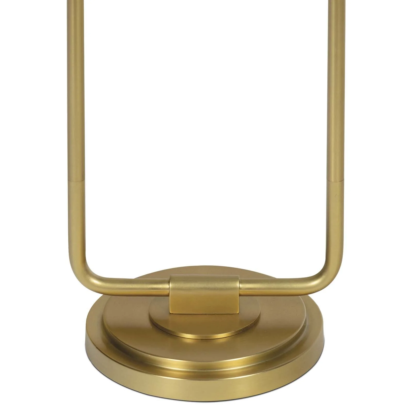 Polly Double Arm Table Lamp | Natural Brass | Rattan Shade - Image 3