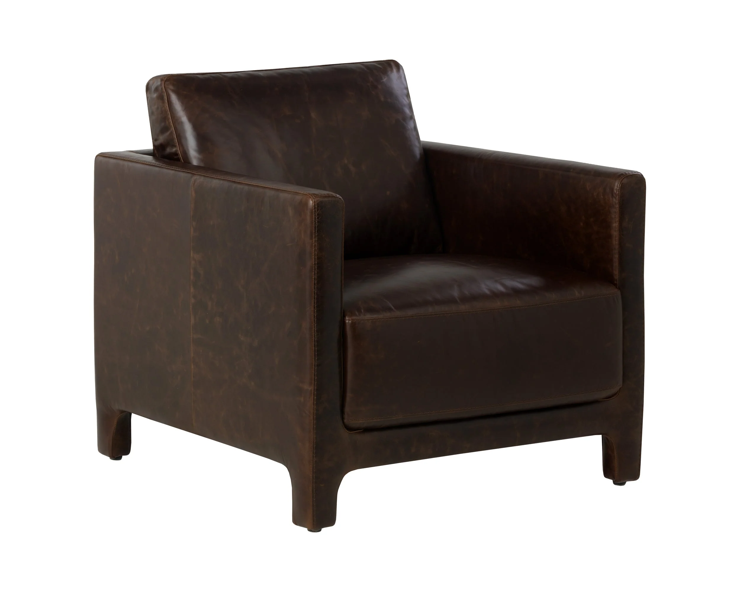 Rodney Lounge Chair – Chocolate Leather