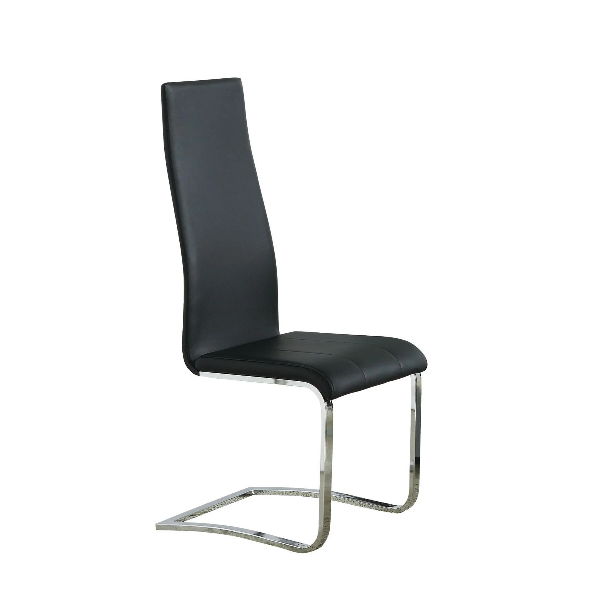 Coaster Furniture Montclair 100515BLK Upholstered Dining Side Chair - Black (Set of 4) - Image 2