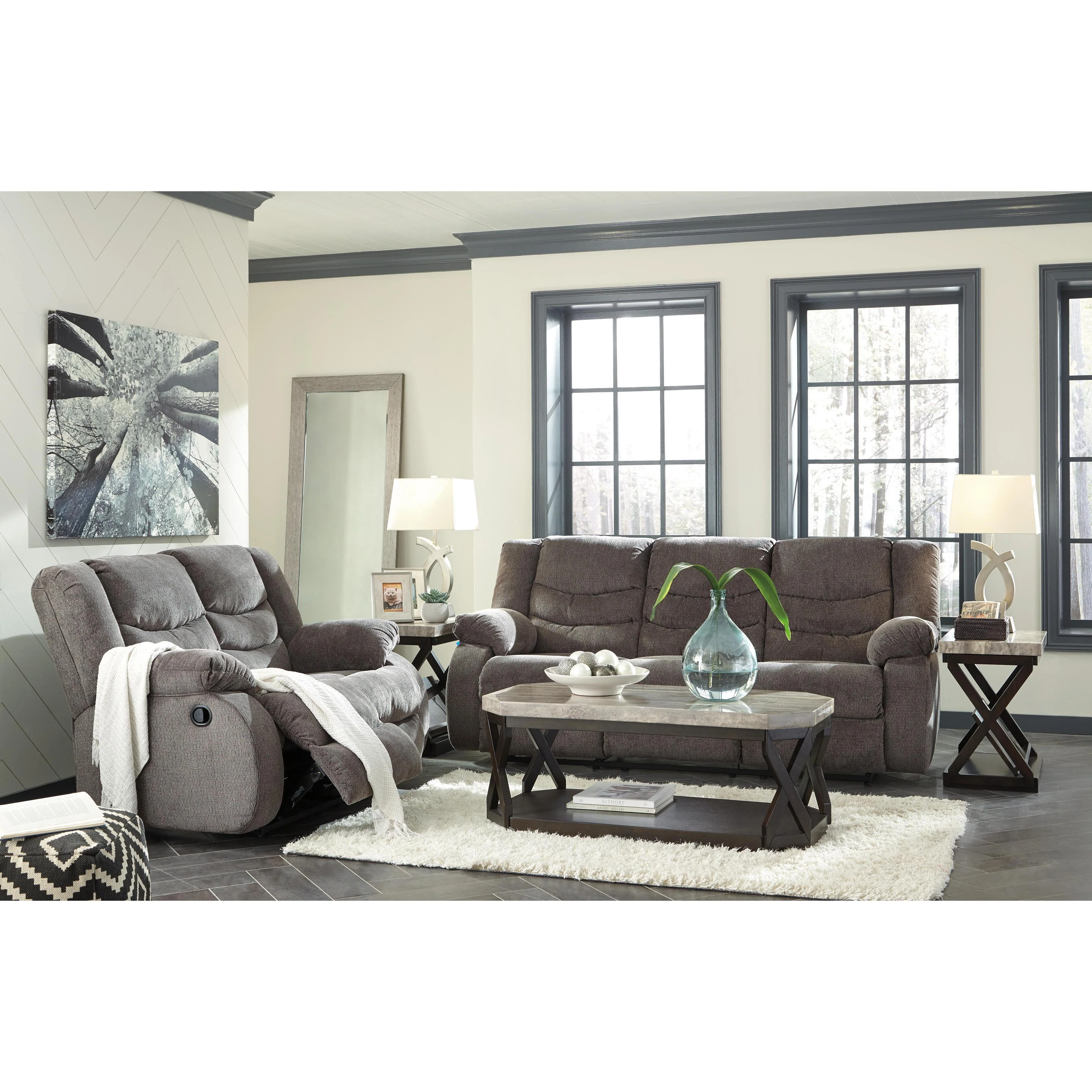 Signature Design by Ashley Tulen 98606U4 3 pc Reclining Living Room Set - Image 2