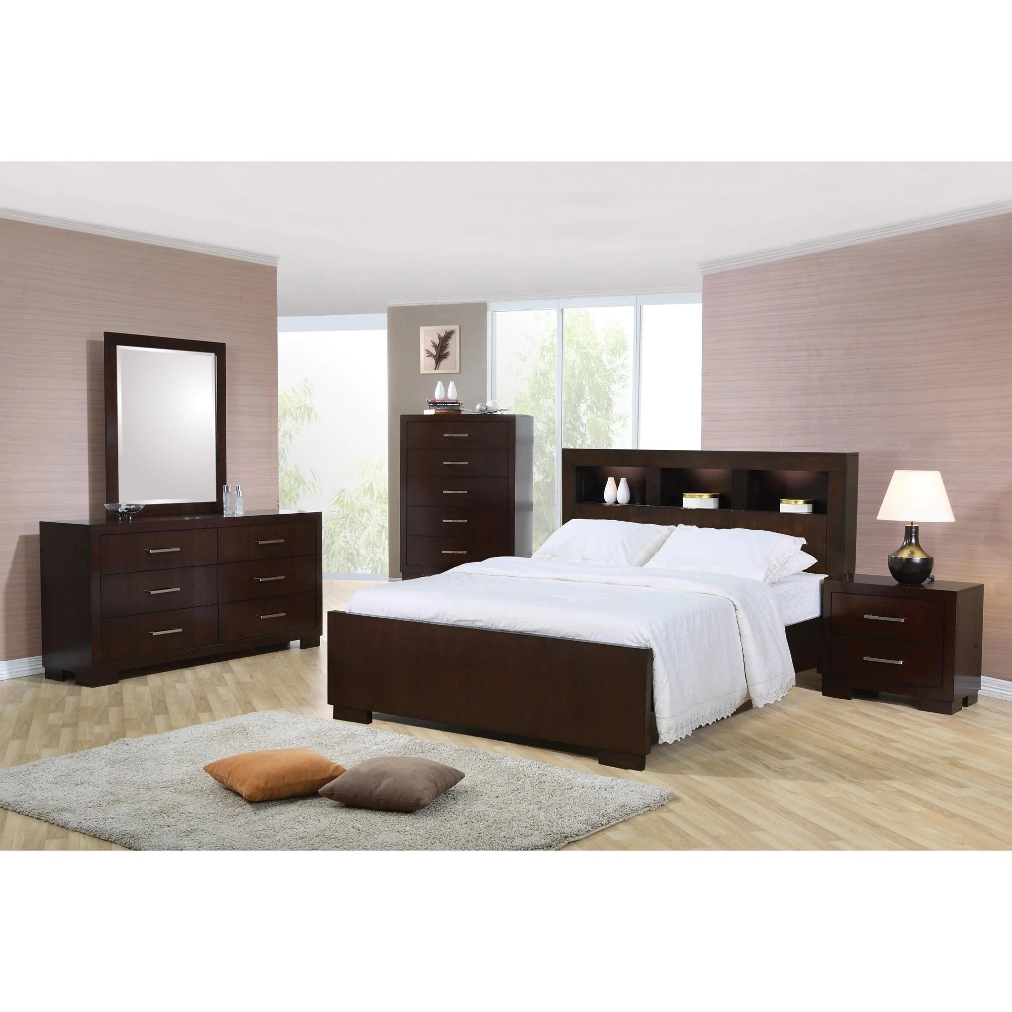 Coaster Furniture Jessica 200719KE 6 pc King Storage Bedroom Set - Image 1