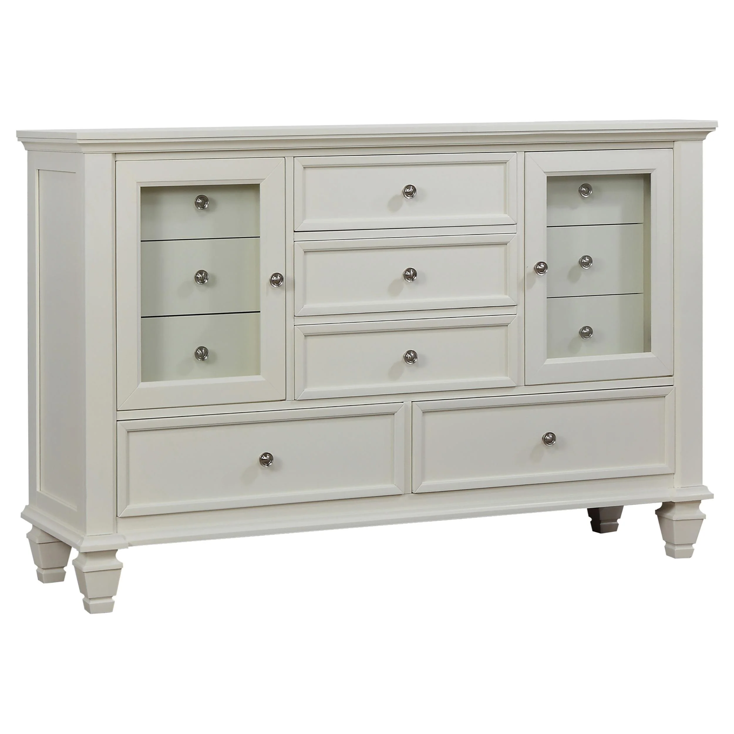 Coaster Furniture Sandy Beach 201303 11-Drawer Dresser - Cream White - Image 1