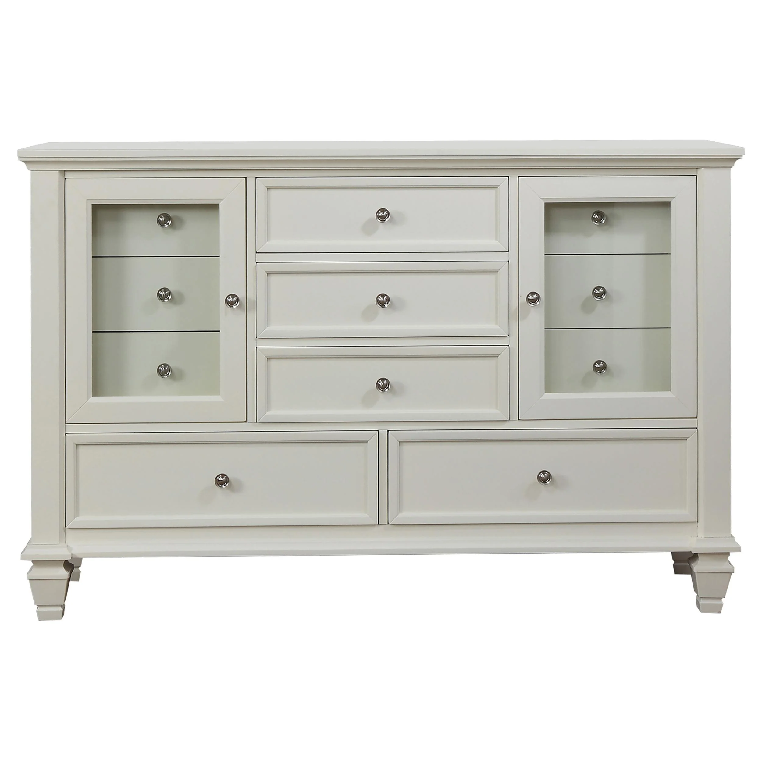 Coaster Furniture Sandy Beach 201303 11-Drawer Dresser - Cream White - Image 2