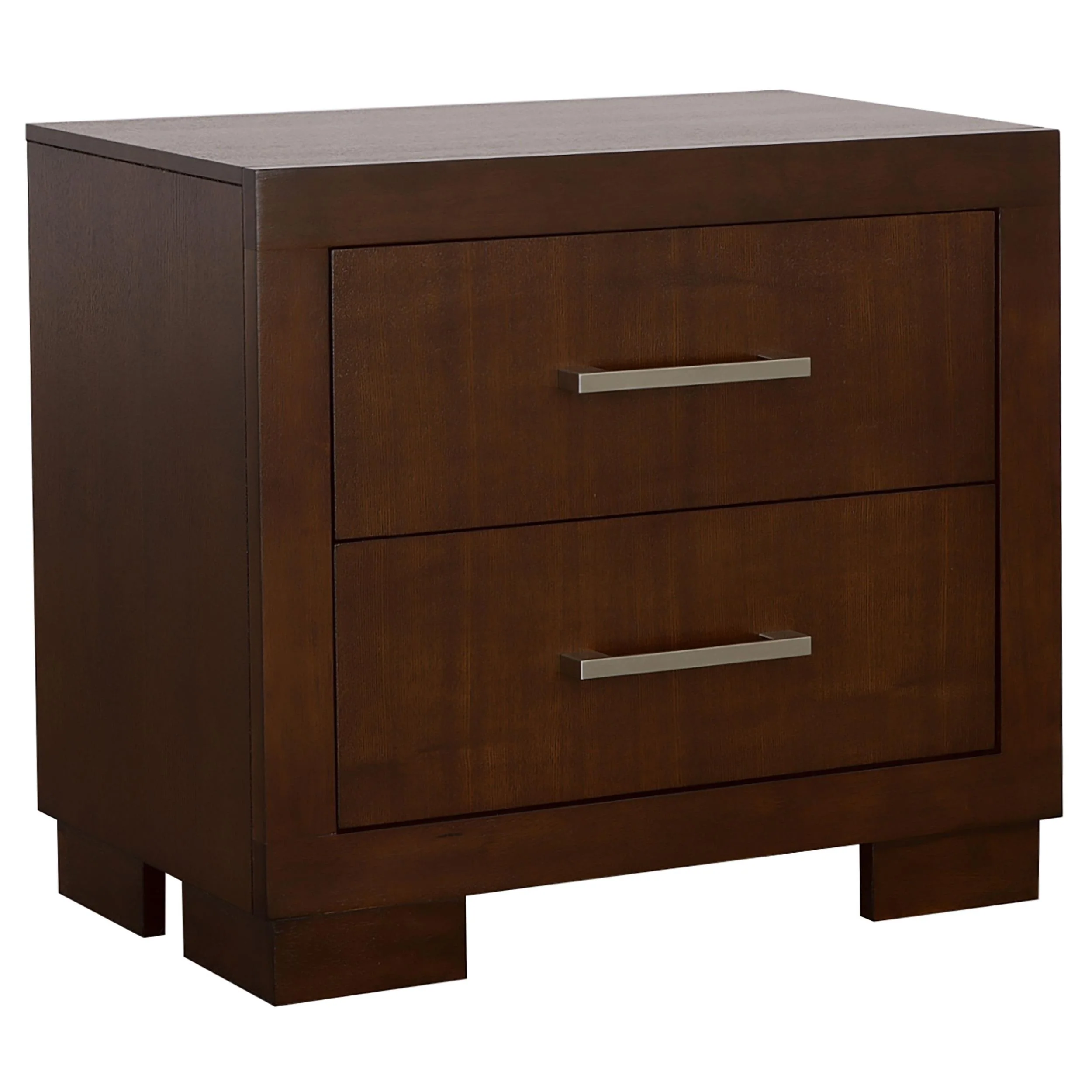 Coaster Furniture Jessica 200712 2-Drawer Nightstand - Cappuccino - Image 1