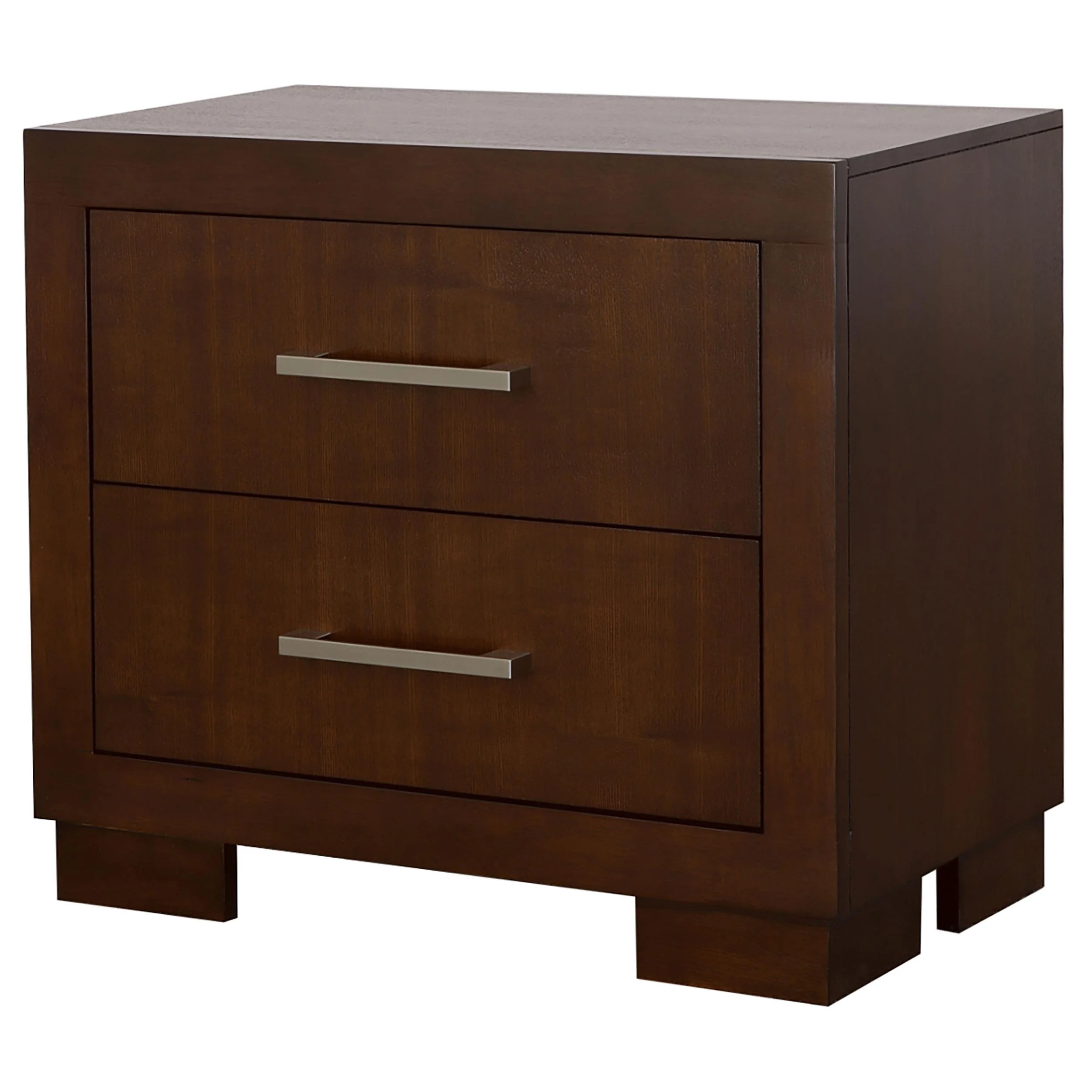 Coaster Furniture Jessica 200712 2-Drawer Nightstand - Cappuccino - Image 3