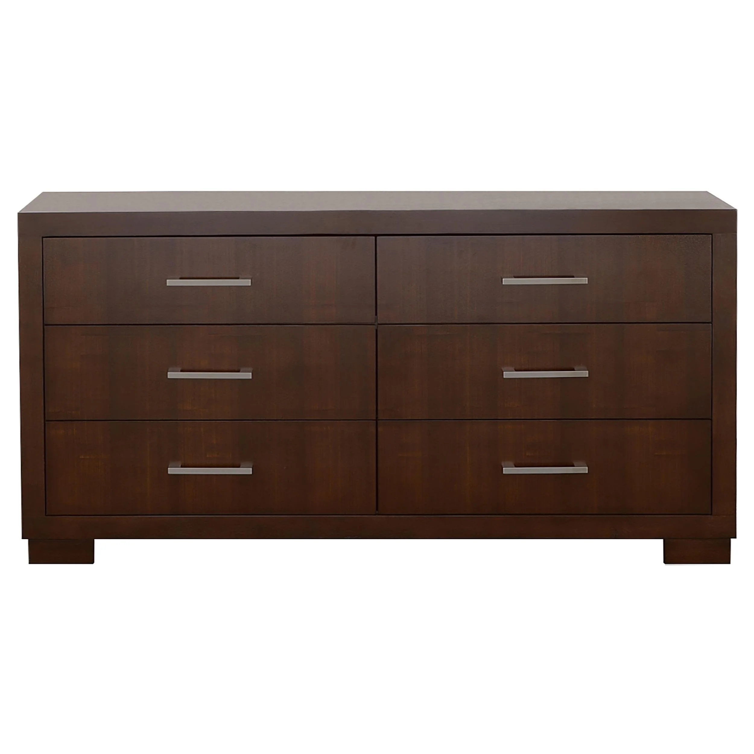Coaster Furniture Jessica 200713 6-Drawer Dresser - Cappuccino - Image 2