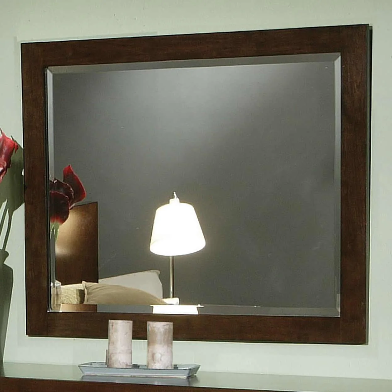 Coaster Furniture Jessica 200714 Dresser Mirror - Cappuccino - Image 1